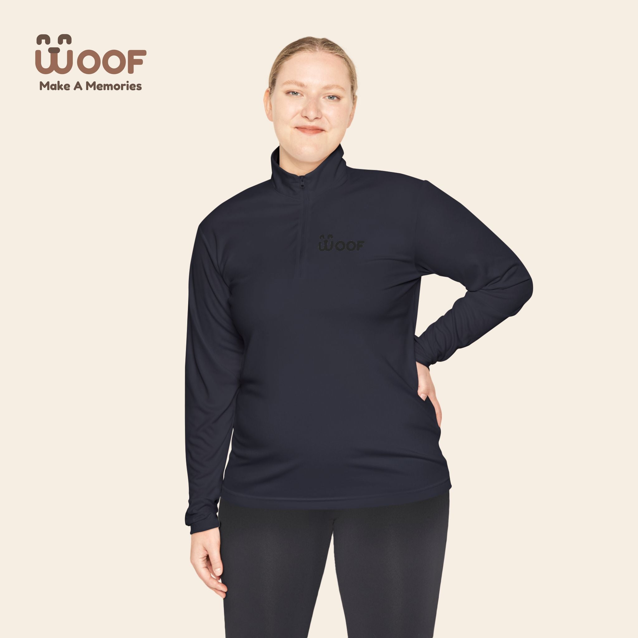 Stylish Unisex Quarter-Zip Pullover with Dog and Floral Design, Perfect for Casual Wear, Outdoor Adventures, Gift Idea, Spring [...]