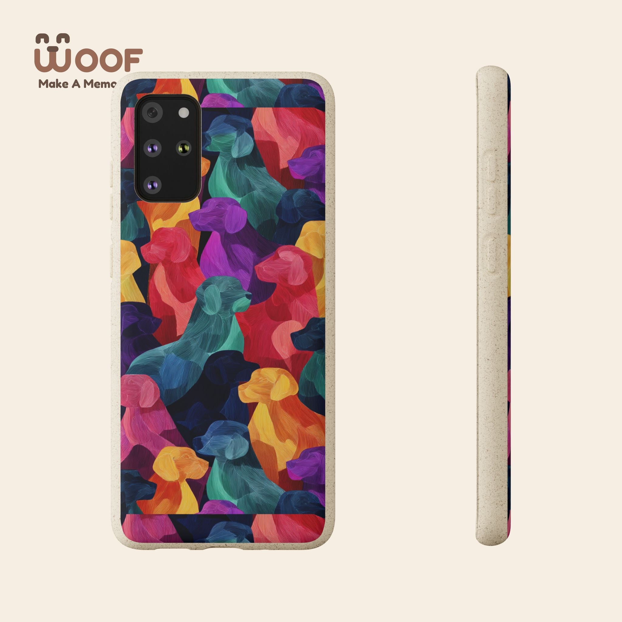 Colorful Dog-Themed Biodegradable Phone Cases, Eco-friendly Gifts for Pet Lovers, Sustainable Accessories for Everyday Use, Dog Lover [...]