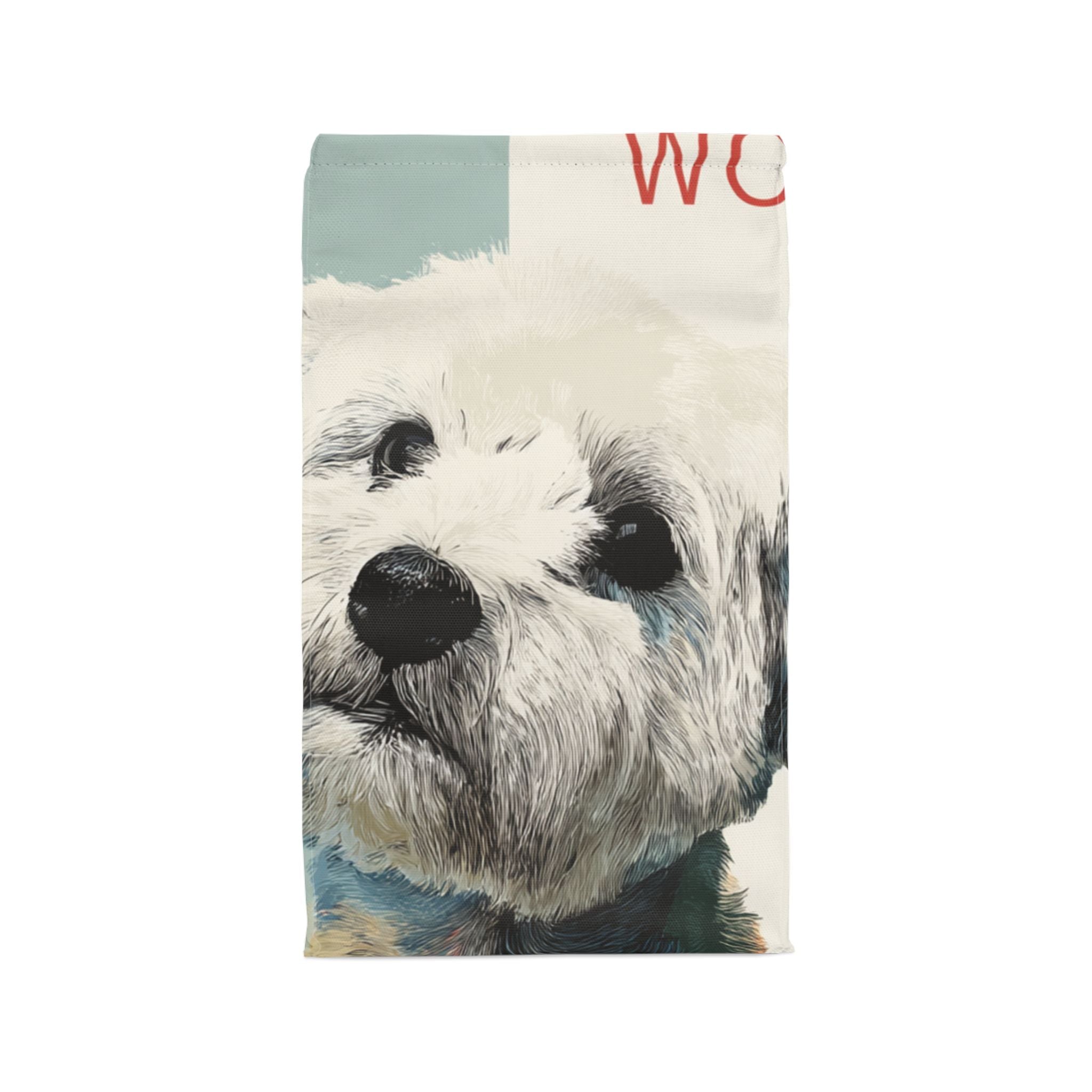Cute Dog Polyester Lunch Bag | Stylish Insulated Tote for Kids & Adults | Ideal for School, Work, Picnic, Gifts