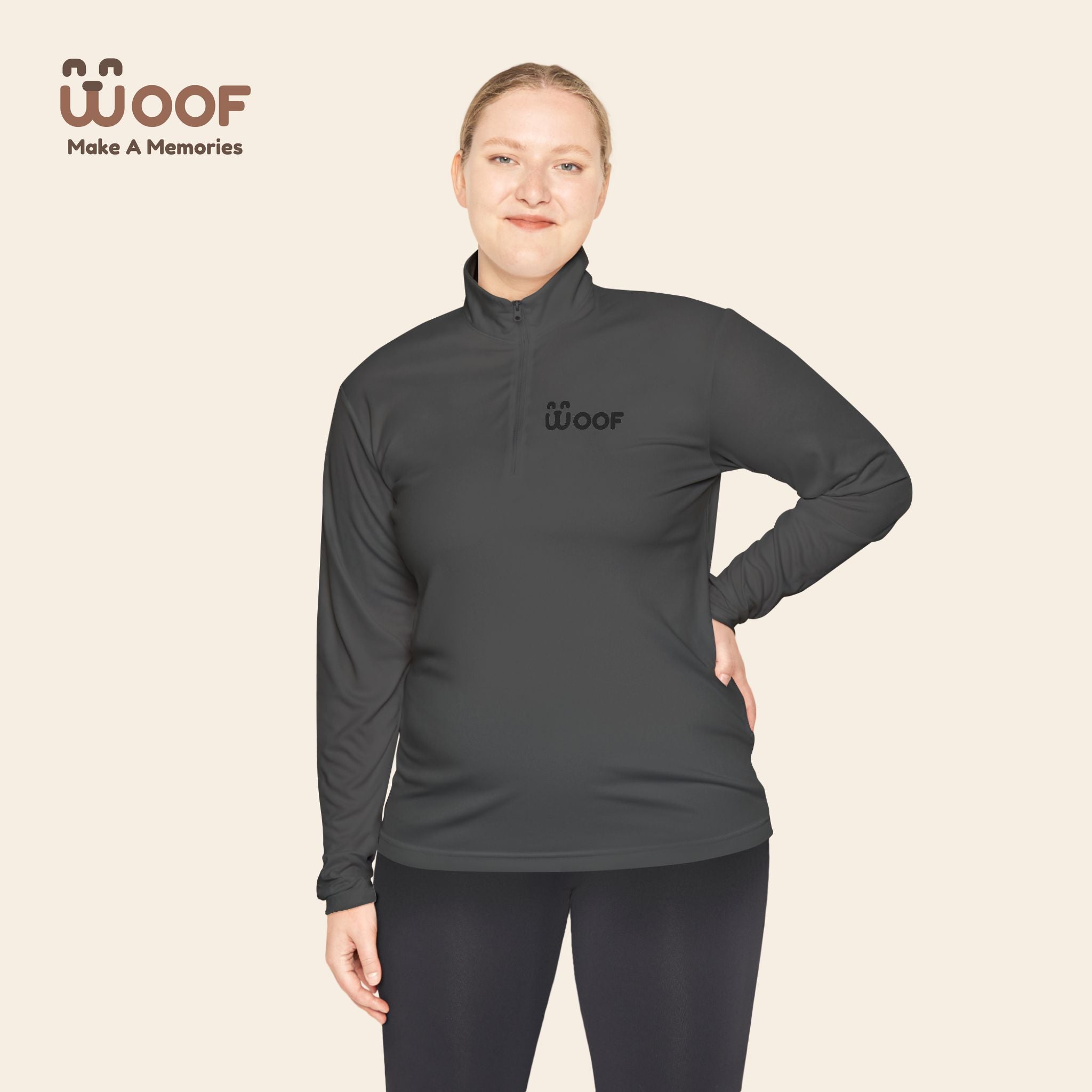 Stylish Unisex Quarter-Zip Pullover with Dog and Floral Design, Perfect for Casual Wear, Outdoor Adventures, Gift Idea, Spring [...]
