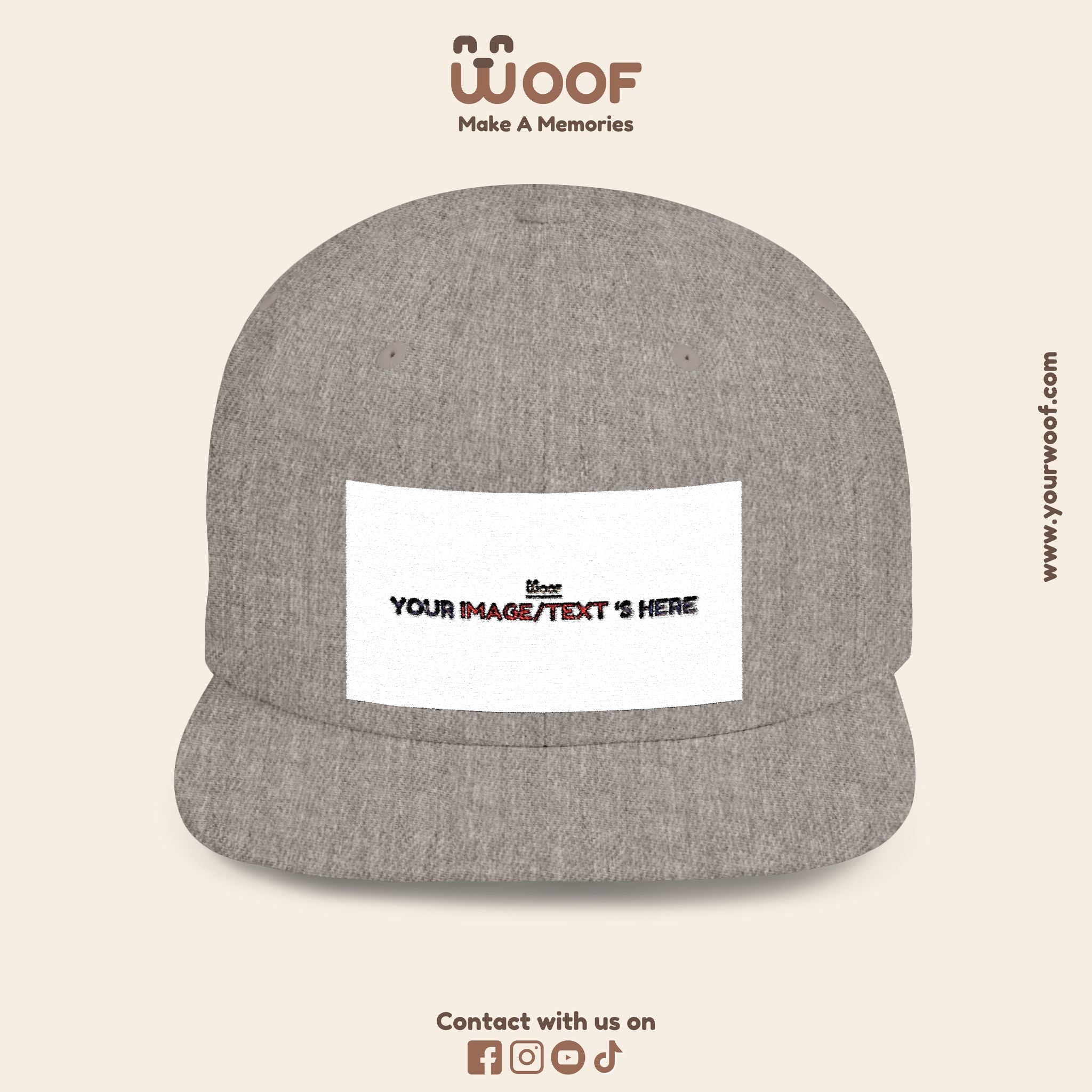 Stylish Flat Bill Snapback Hat, Custom Cap, Trendy Streetwear, Gift for Him/Her, Perfect for Events & Fashion Lovers