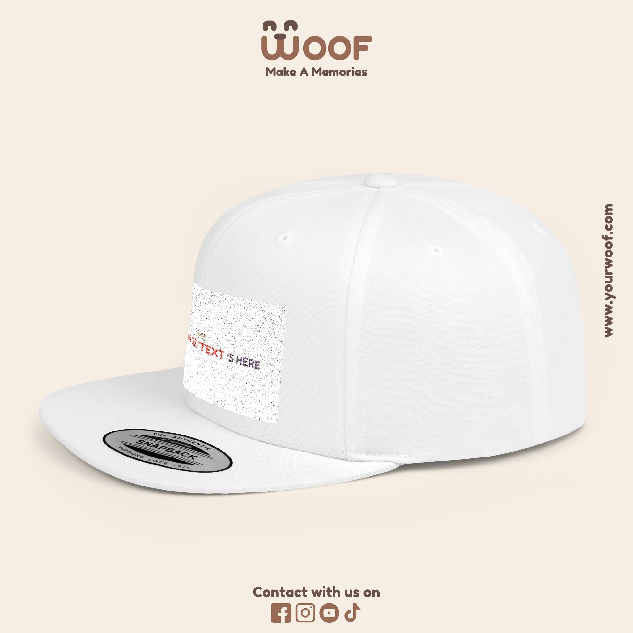 Stylish Flat Bill Snapback Hat, Custom Cap, Trendy Streetwear, Gift for Him/Her, Perfect for Events & Fashion Lovers