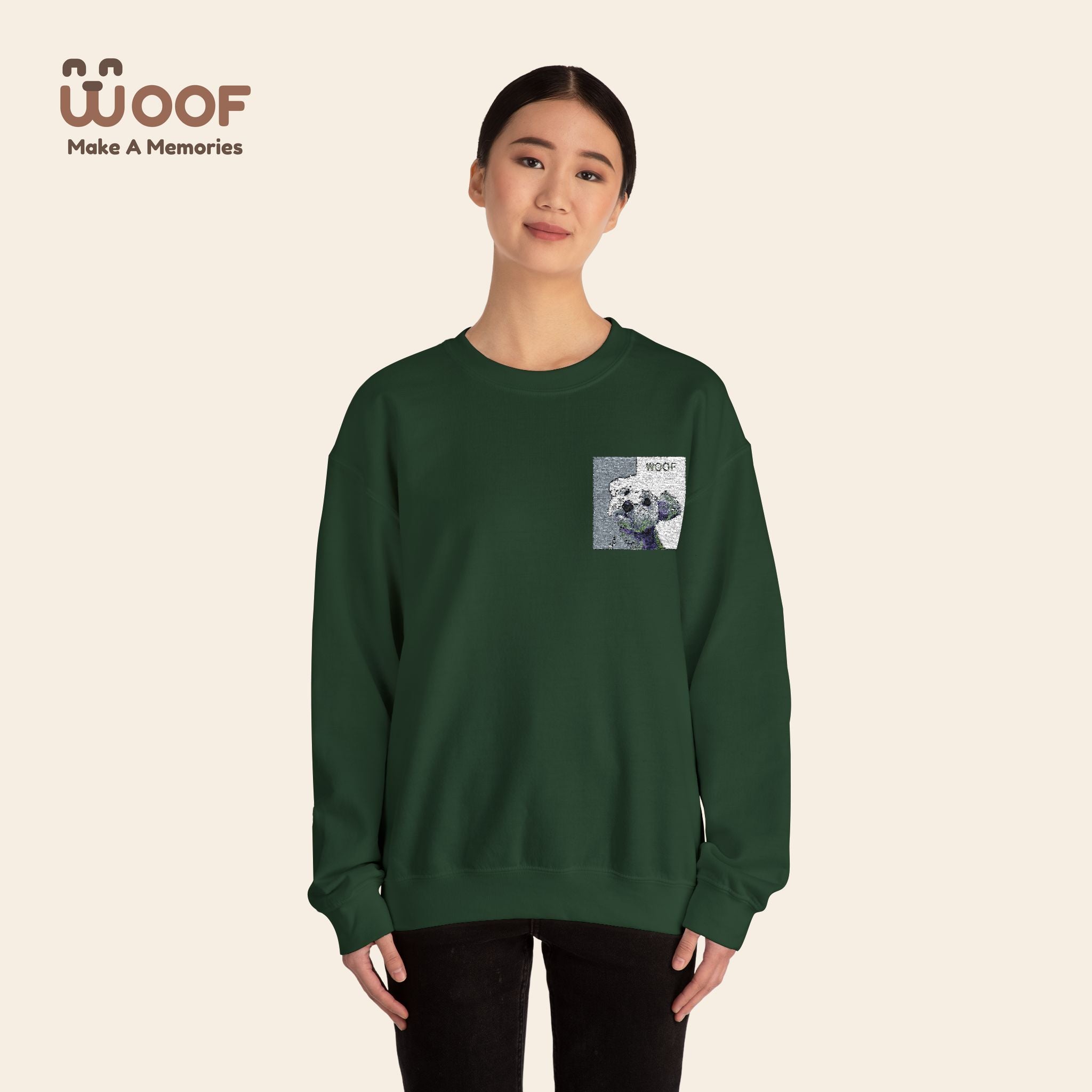 Cozy Dog Lover Crewneck Sweatshirt - Perfect Gift for Animal Lovers