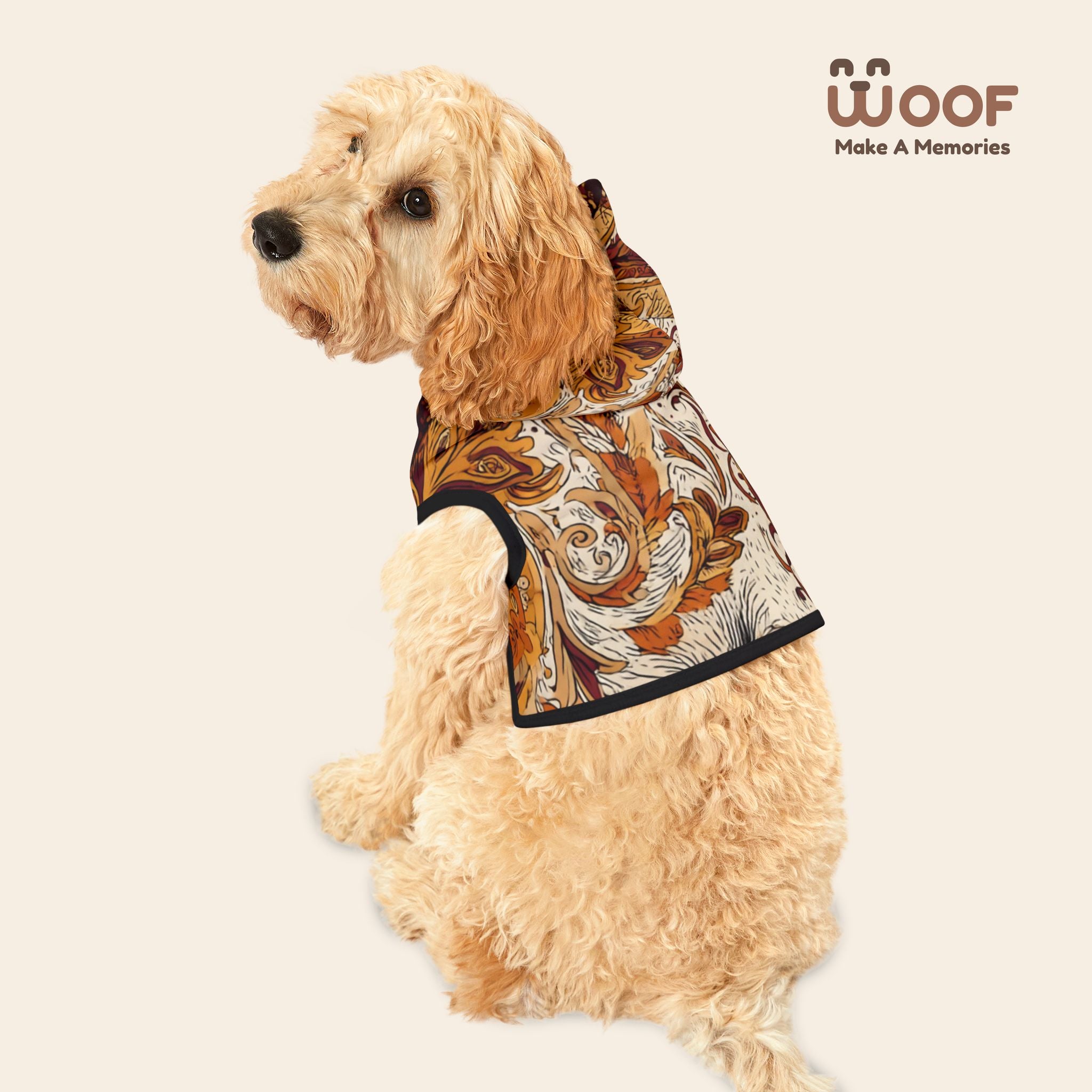 Bohemian Pet Hoodie - Stylish & Cozy Dog Sweater for Every Season