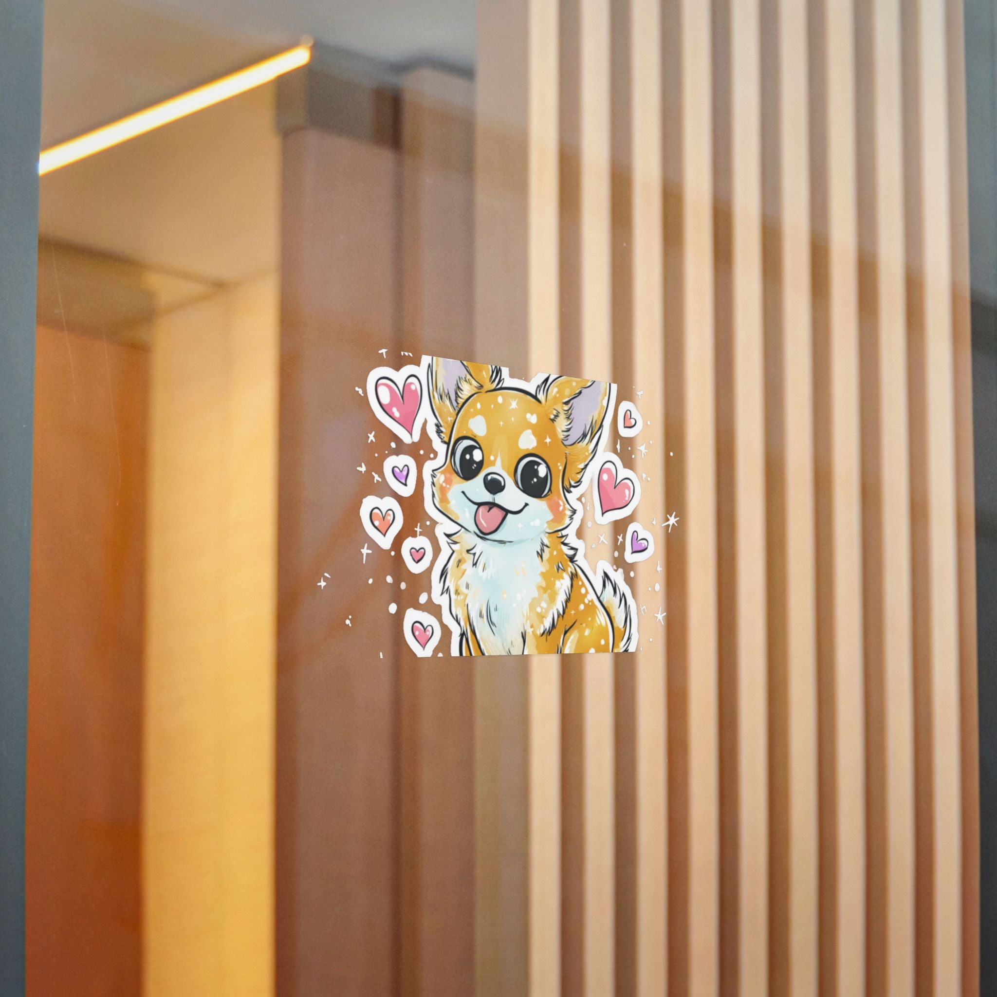 Cute Corgi Die-Cut Stickers - Loveable Dog Decor for Pet Lovers