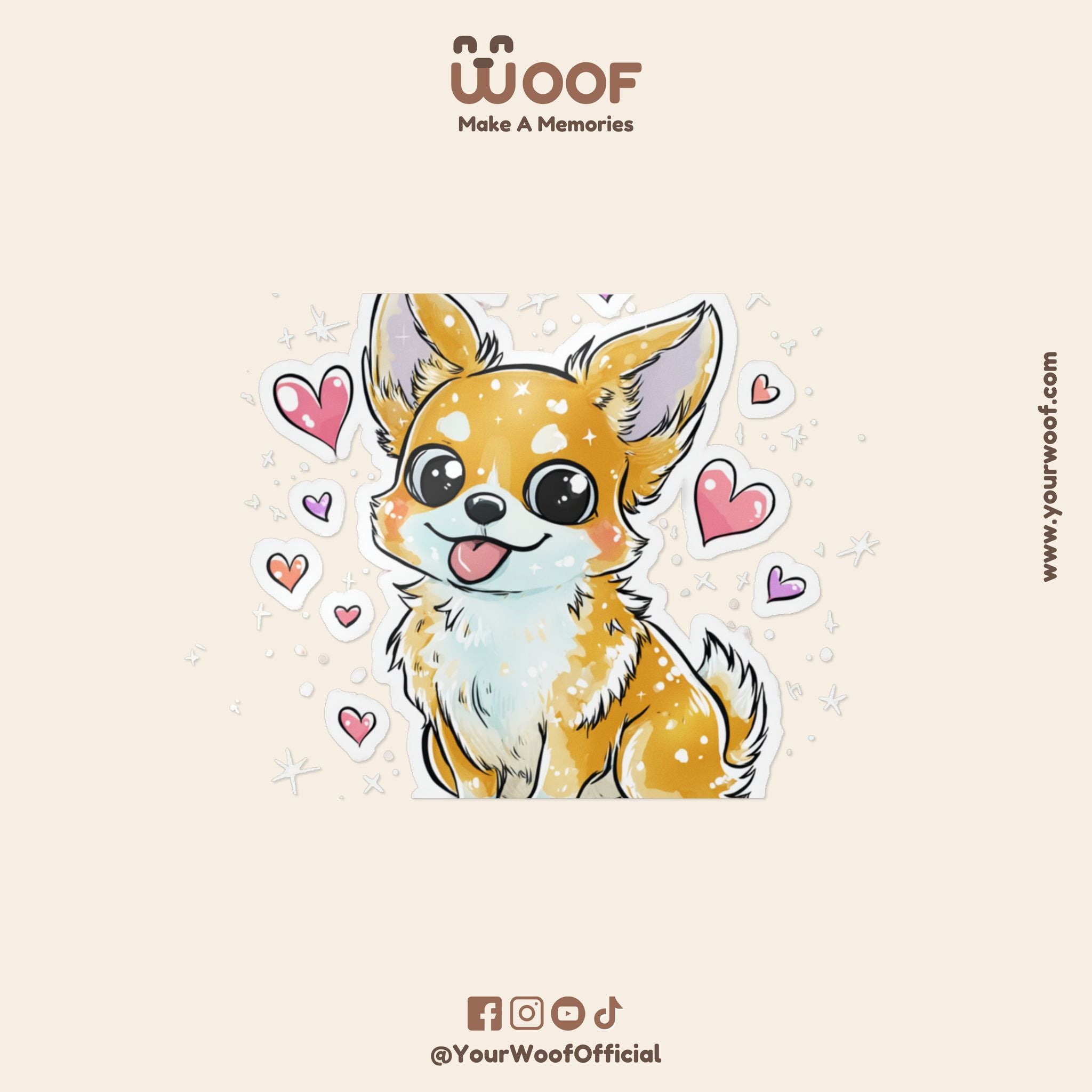 Cute Corgi Die-Cut Stickers - Loveable Dog Decor for Pet Lovers