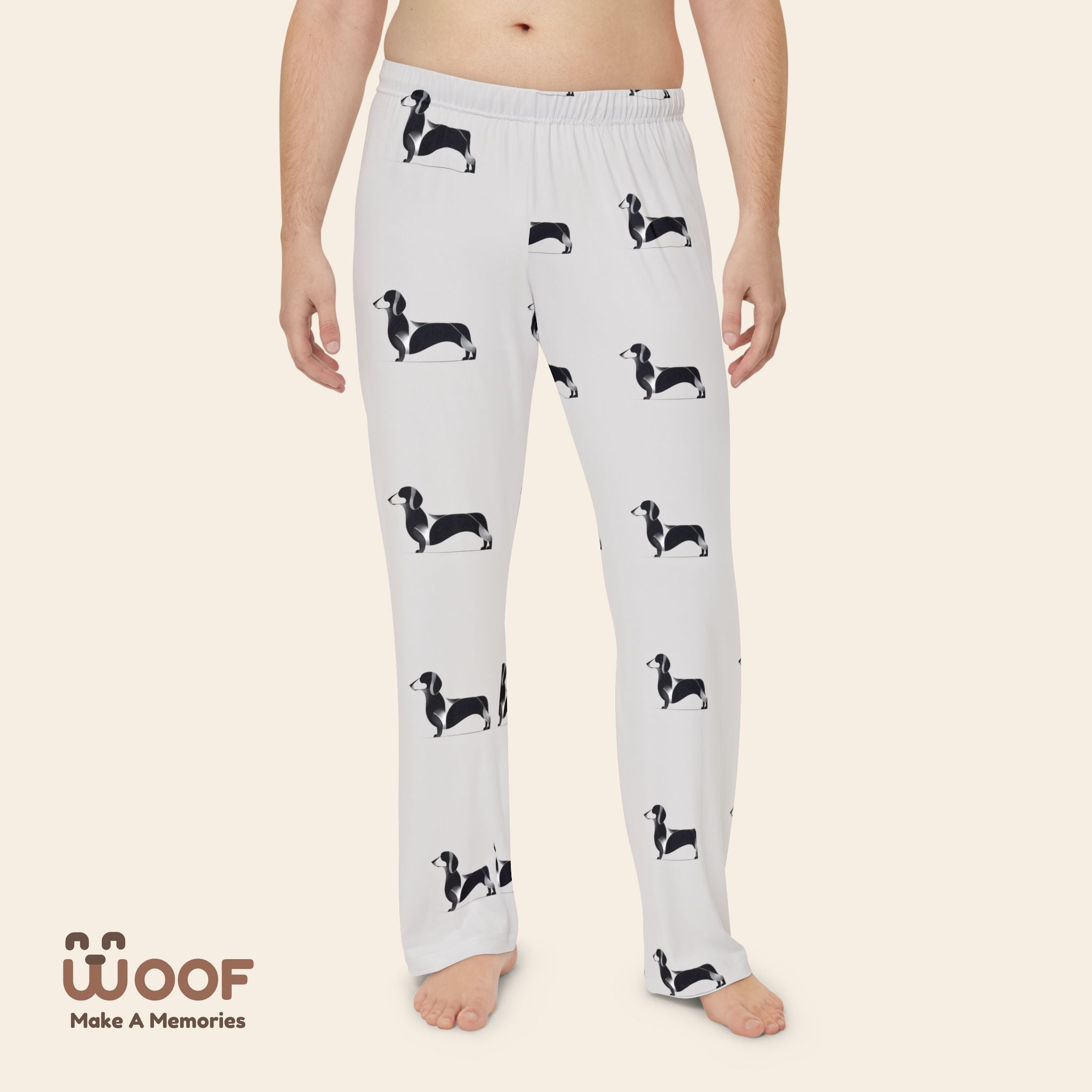 Men's Dog-Themed Pajama Pants, Cozy Lounge Pants, Perfect for Dog Lovers, Gift for Pet Owners, Cute Sleepwear, Home Comfort Wear