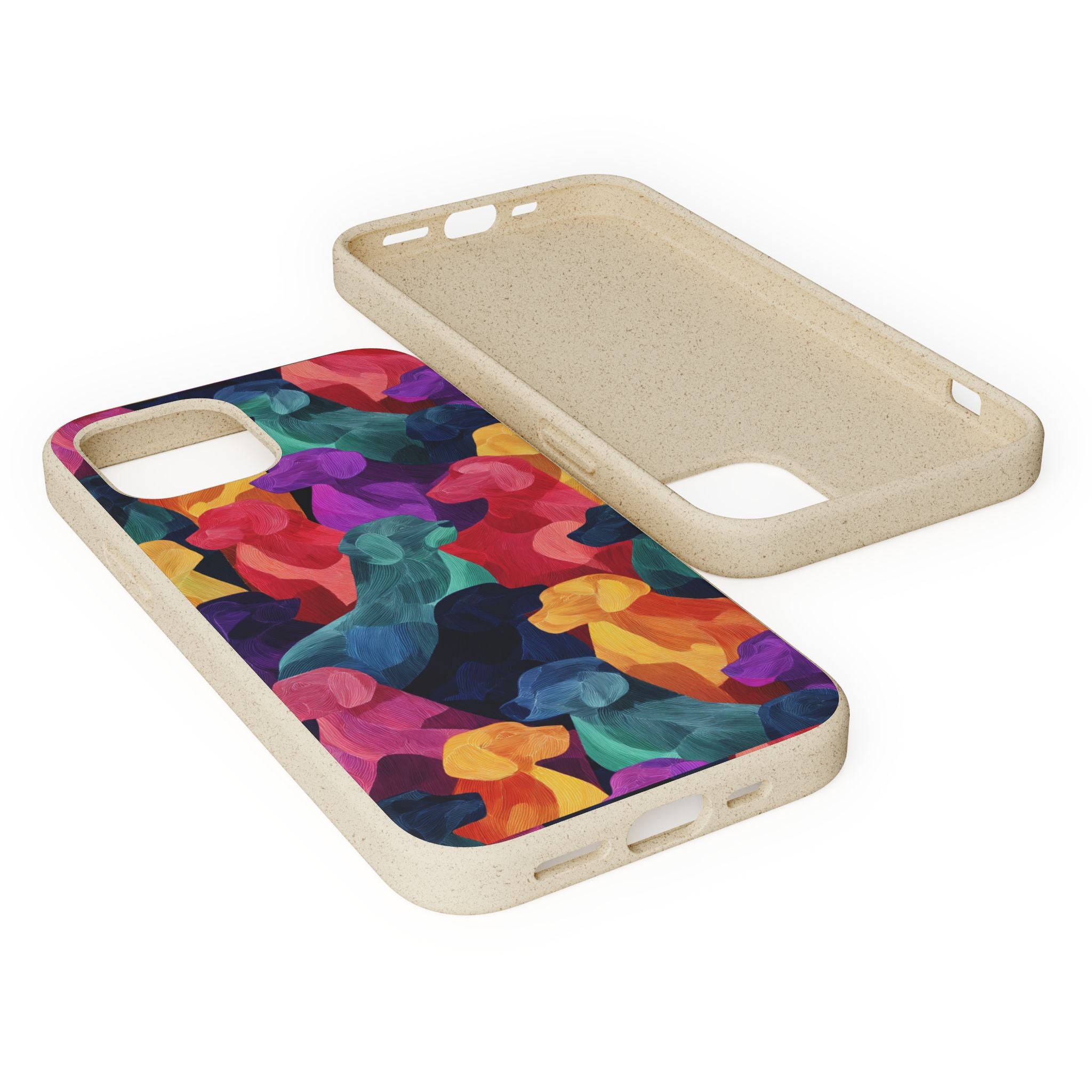 Colorful Dog-Themed Biodegradable Phone Cases, Eco-friendly Gifts for Pet Lovers, Sustainable Accessories for Everyday Use, Dog Lover [...]