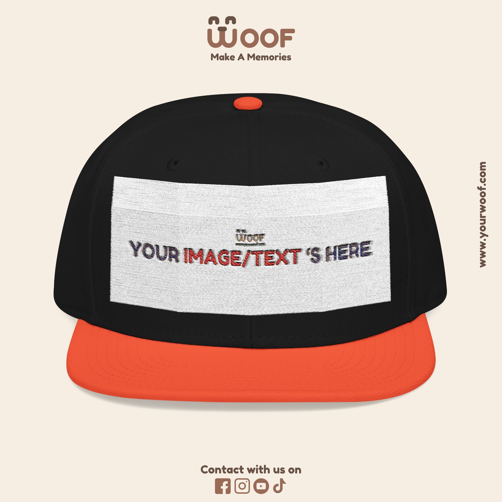 Custom Embroidered Snapback Hat, Personalized Cap, Unique Gifts, Dad Hat, Fashion Accessory, Customized Headwear