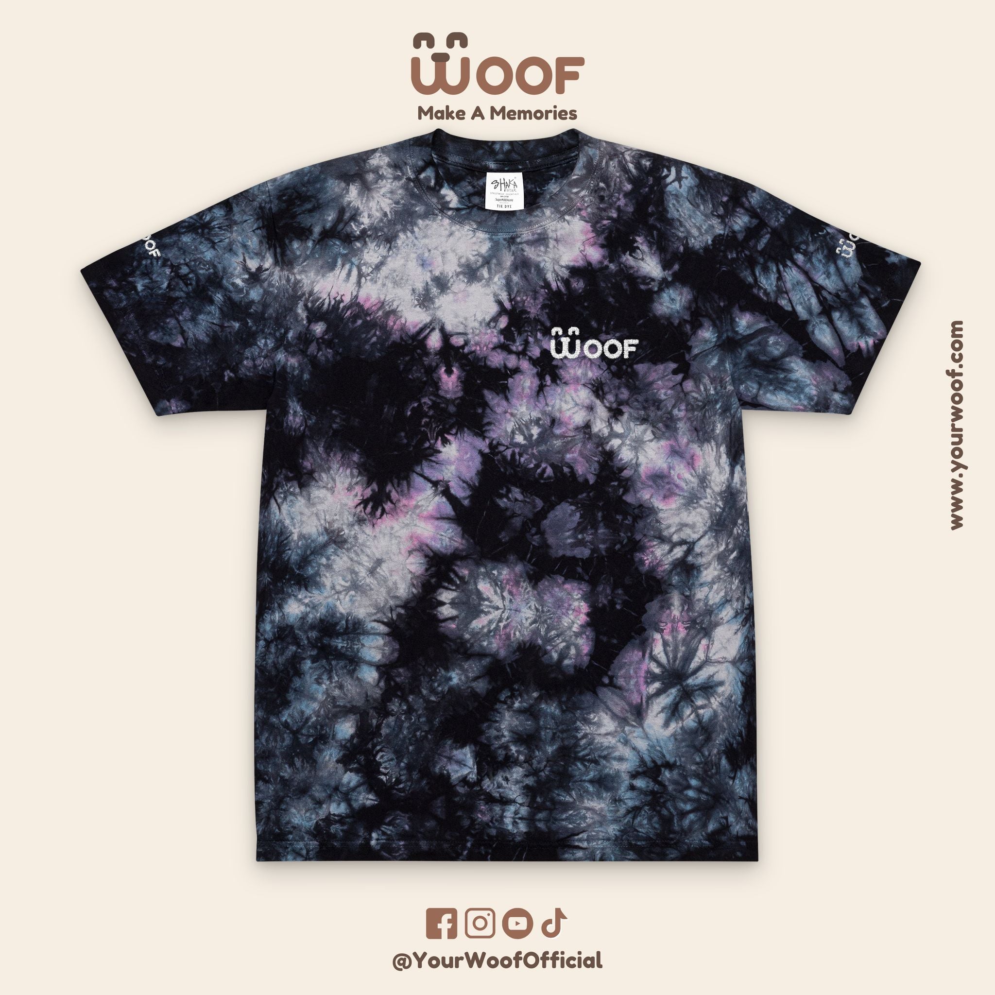 Colorful Oversized Tie-Dye T-Shirt, Relaxed Fit, Summer Vibes, Casual Wear, Gift for Friends, Festival Fashion, Embroidery
