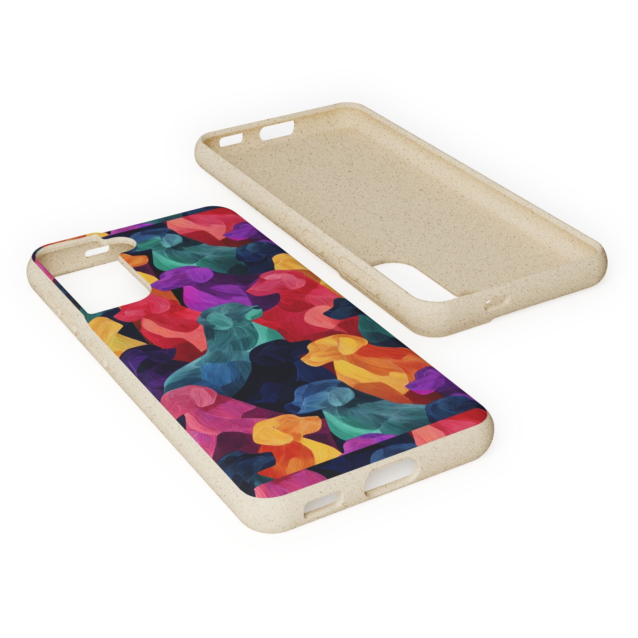 Colorful Dog-Themed Biodegradable Phone Cases, Eco-friendly Gifts for Pet Lovers, Sustainable Accessories for Everyday Use, Dog Lover [...]