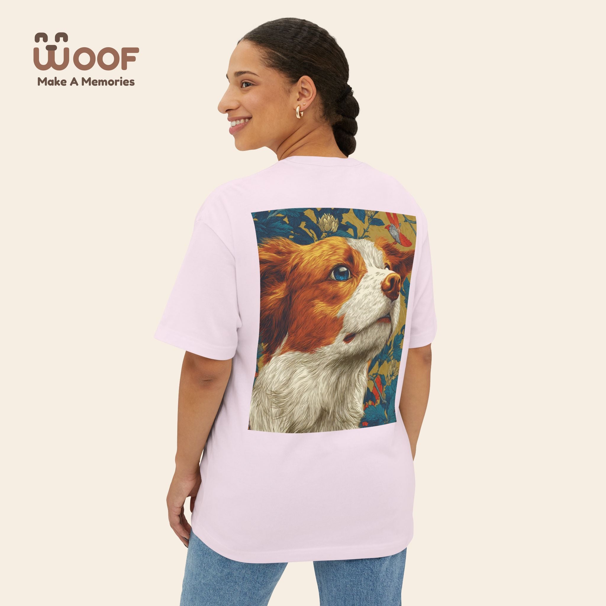 Unisex Dog Lover Tee, Boxy Pet Shirt, Oversized Animal Graphic Tee, Gift for Dog Owners, Casual Pet Apparel