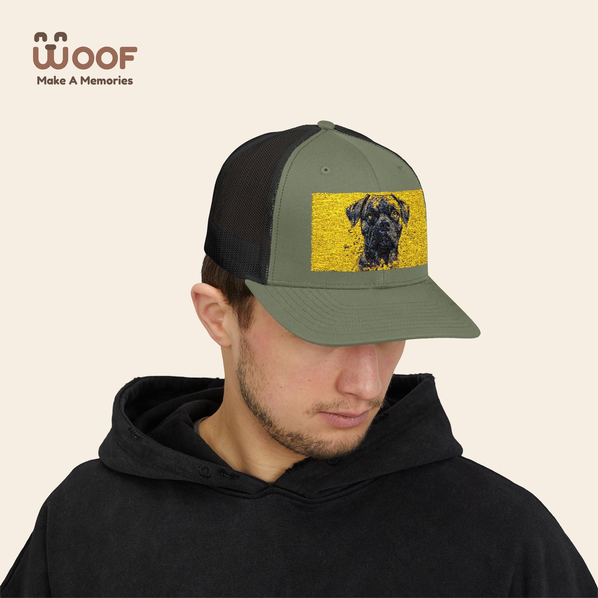 Personalized Dog Lover Snapback Cap, Adjustable Trucker Hat, Gift for Dog Owners, Pet Memory Cap, Fun Customizable Hat