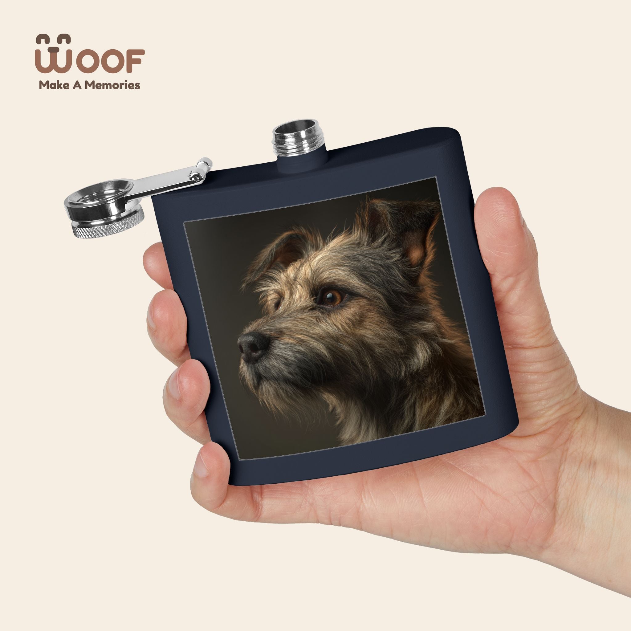 Personalized Dog Lover's Flask, Stainless Steel Flask Gift for Pet Owners, Custom Engraved Wine Flask, Dog-Themed Travel Flask, Unique [...]