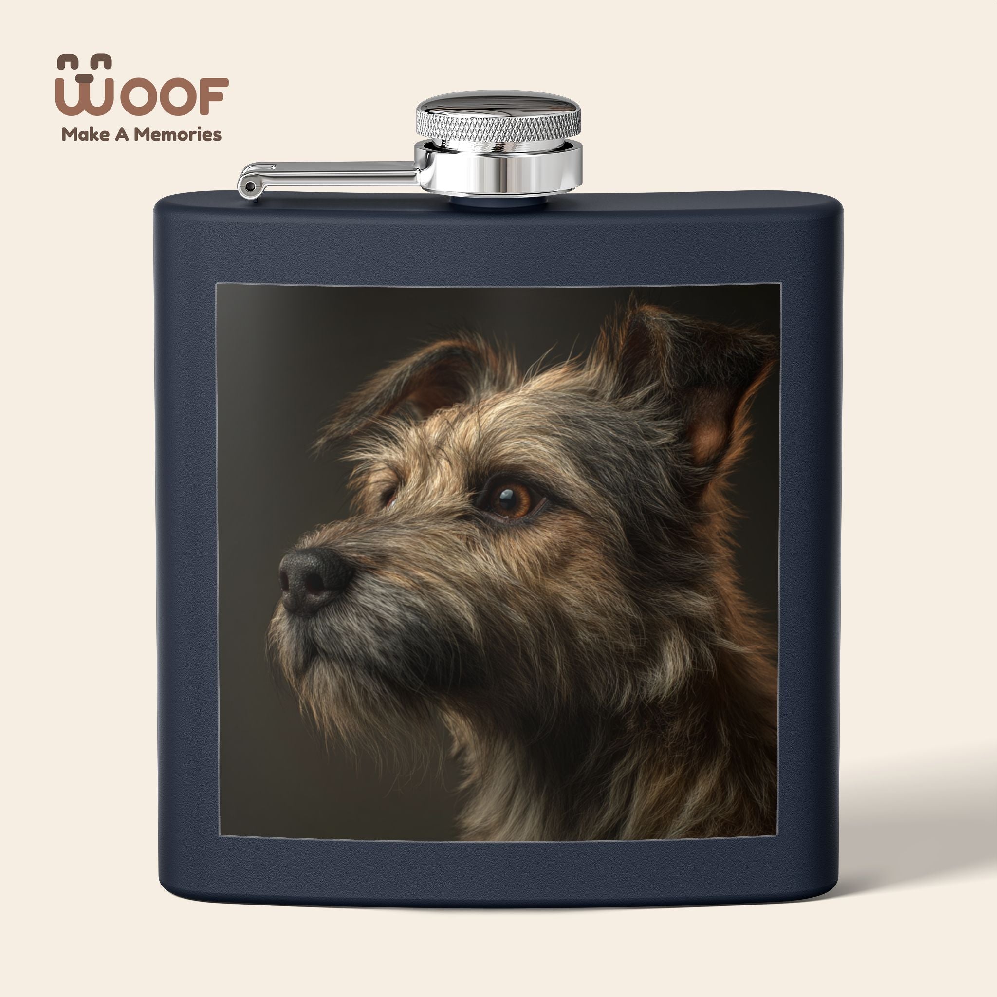 Personalized Dog Lover's Flask, Stainless Steel Flask Gift for Pet Owners, Custom Engraved Wine Flask, Dog-Themed Travel Flask, Unique [...]