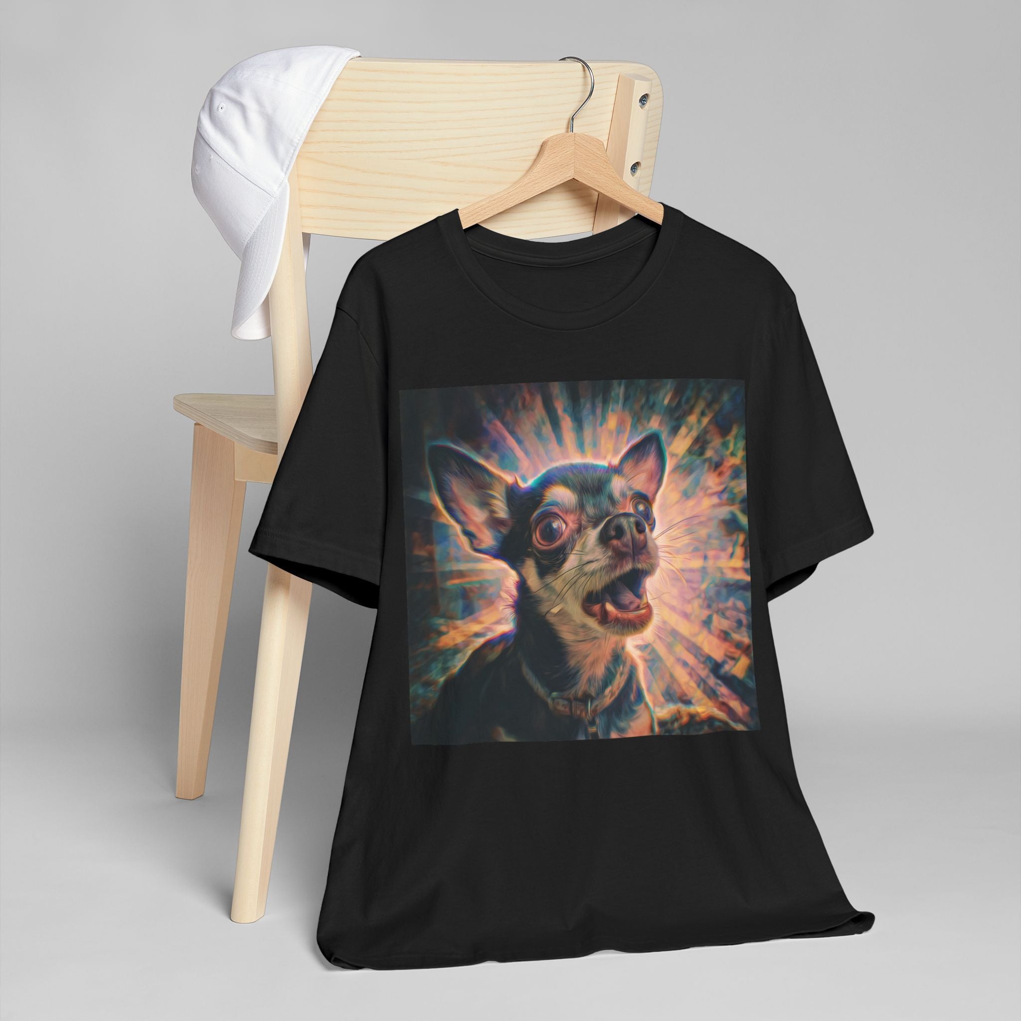 WOOF Retro Dog T-Shirt, Funny Dog Lover Gift, Pet Owner Apparel, Unique Graphic Tee, Dog Themed Fashion