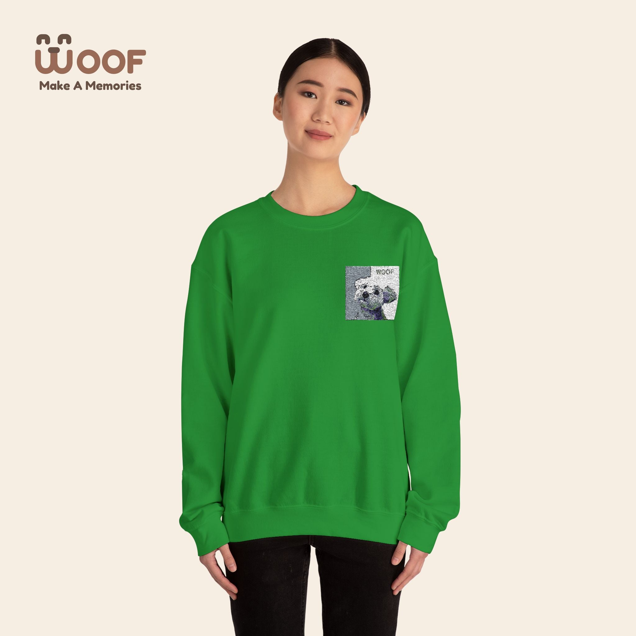 Cozy Dog Lover Crewneck Sweatshirt - Perfect Gift for Animal Lovers