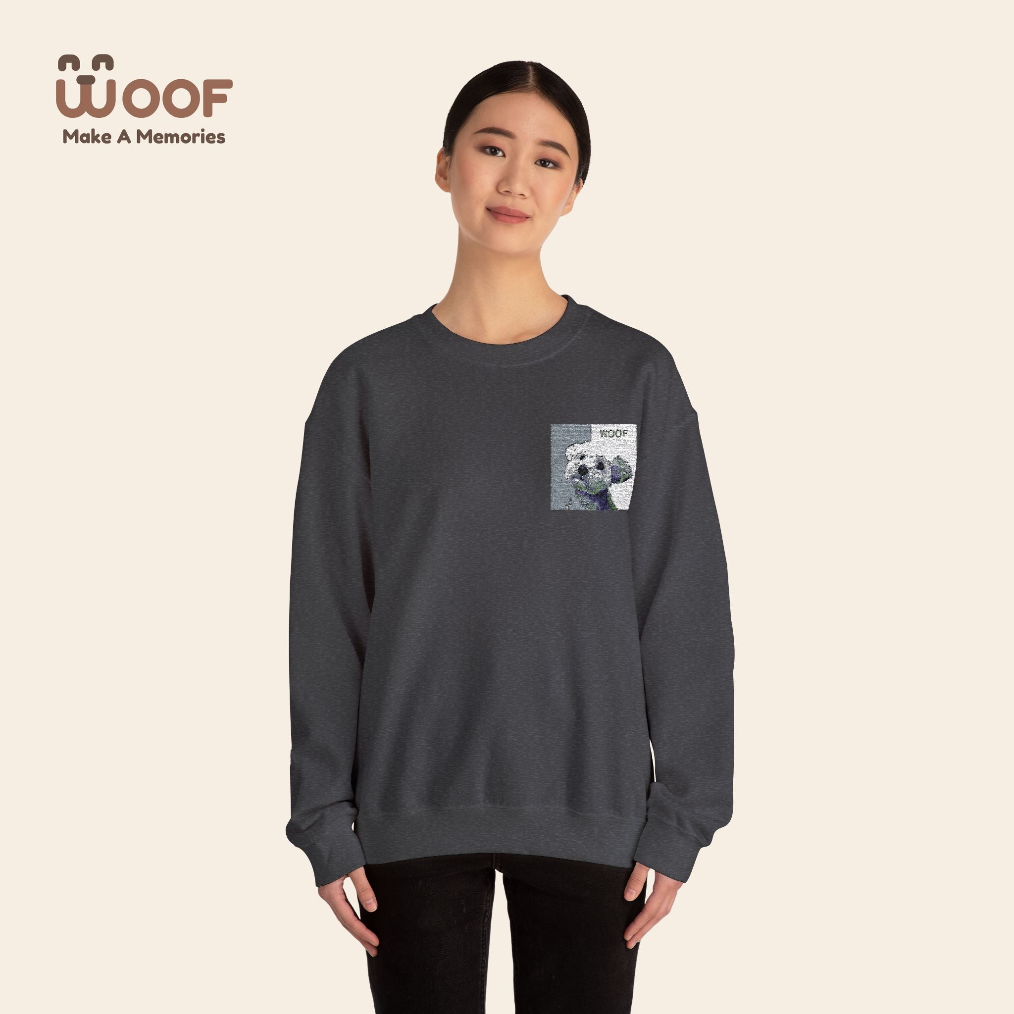 Cozy Dog Lover Crewneck Sweatshirt - Perfect Gift for Animal Lovers
