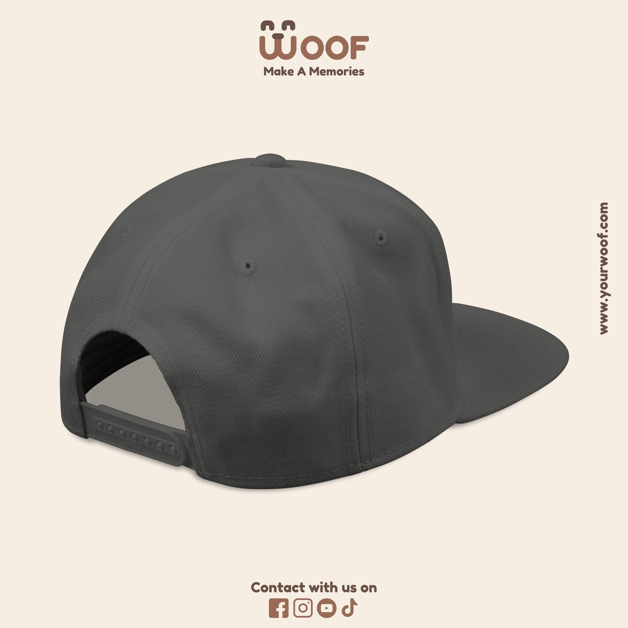 Custom Embroidered Snapback Hat, Personalized Cap, Unique Gifts, Dad Hat, Fashion Accessory, Customized Headwear