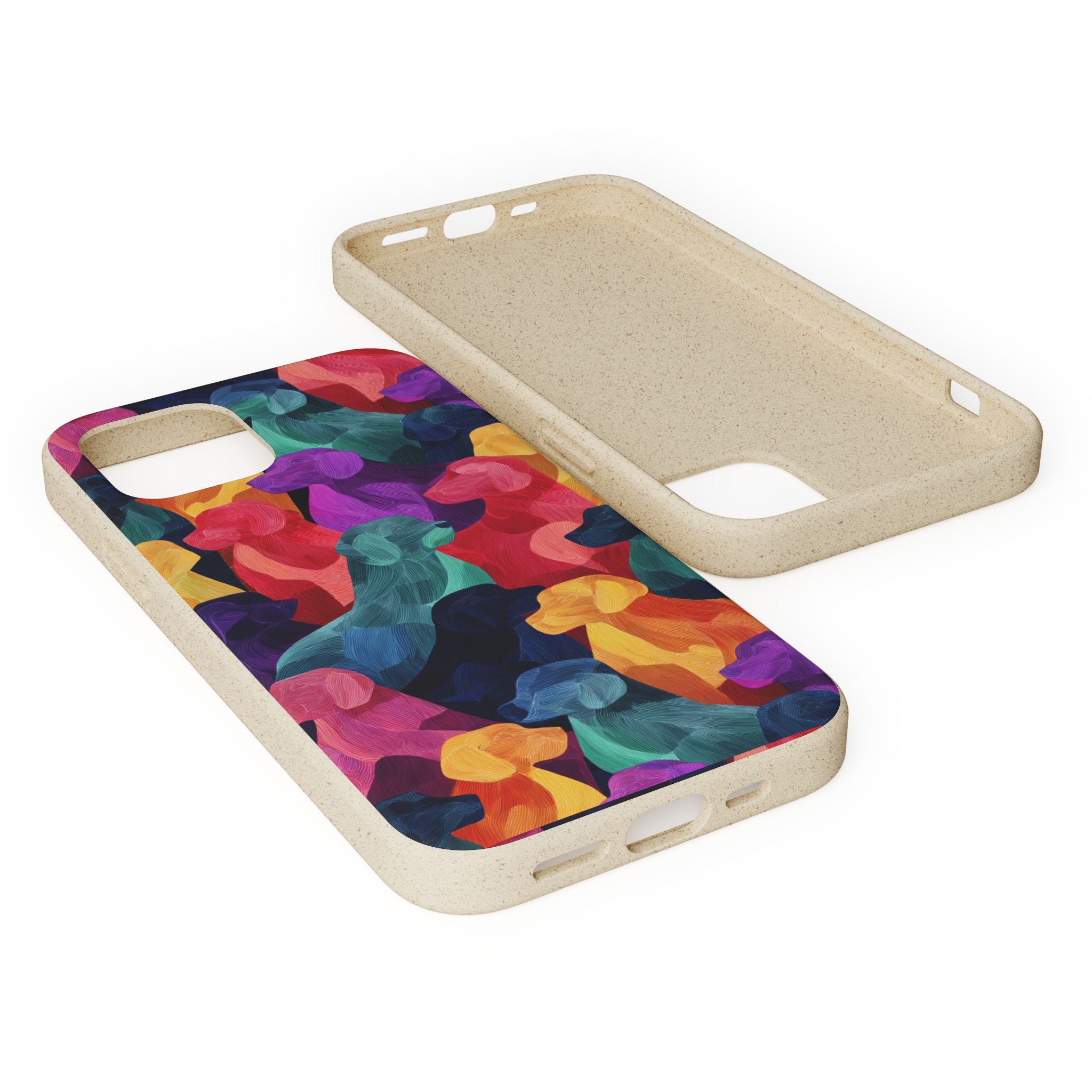 Colorful Dog-Themed Biodegradable Phone Cases, Eco-friendly Gifts for Pet Lovers, Sustainable Accessories for Everyday Use, Dog Lover [...]