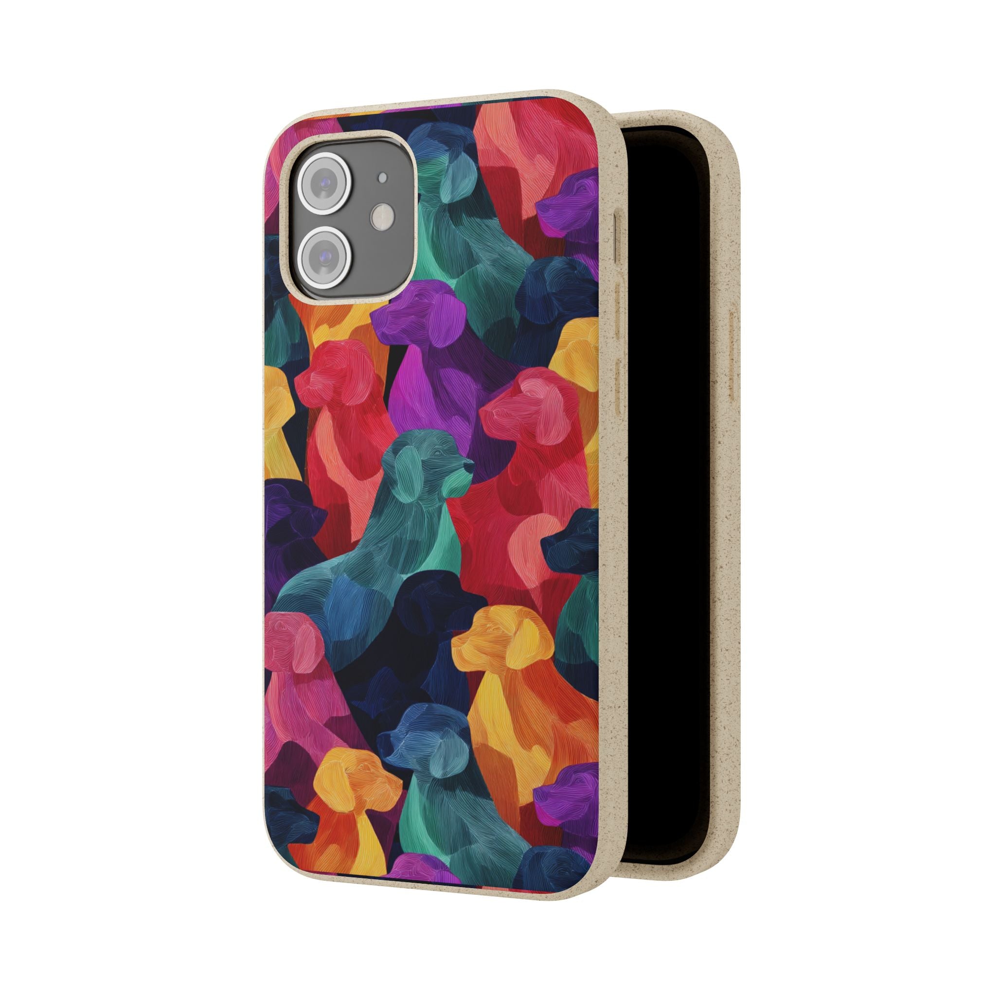 Colorful Dog-Themed Biodegradable Phone Cases, Eco-friendly Gifts for Pet Lovers, Sustainable Accessories for Everyday Use, Dog Lover [...]
