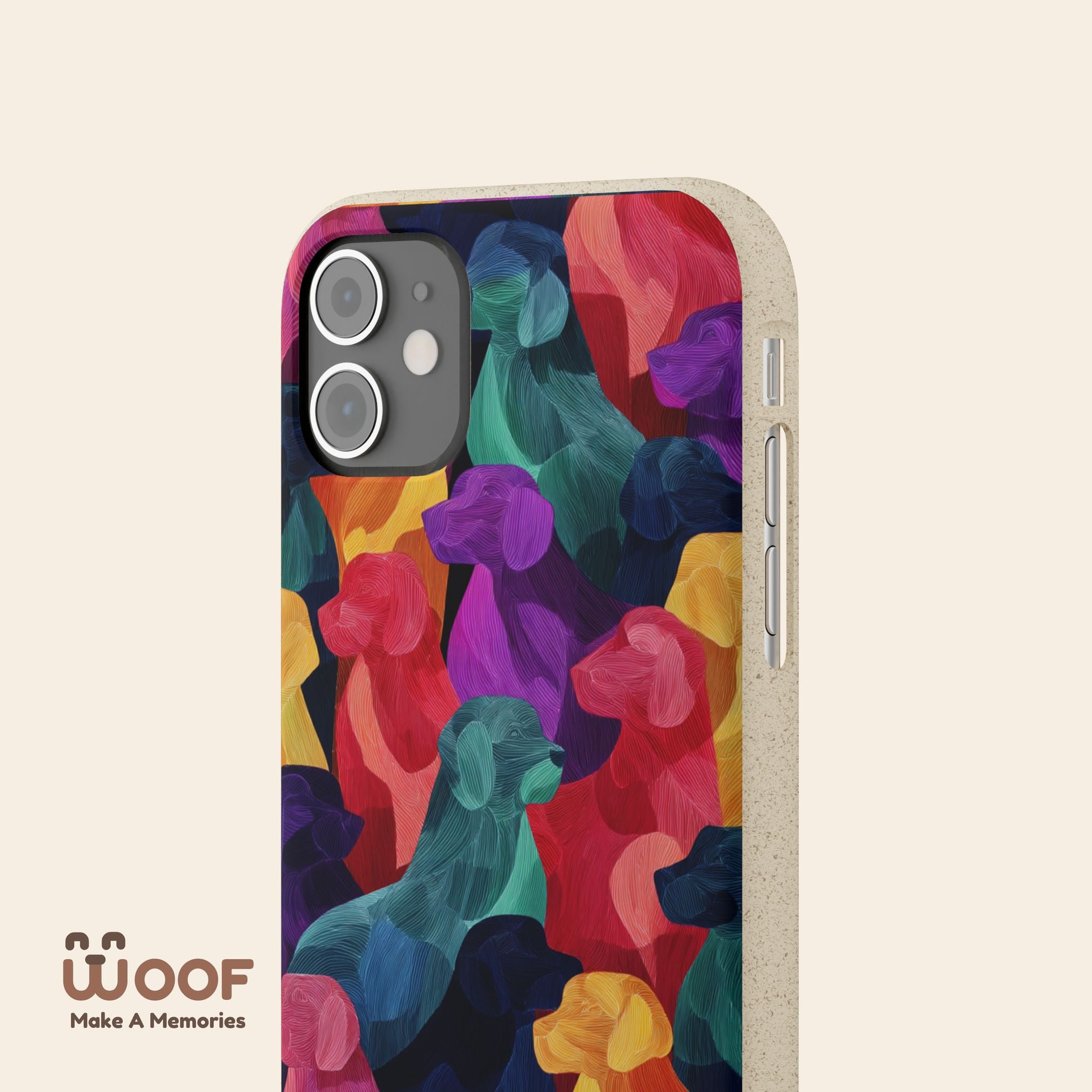Colorful Dog-Themed Biodegradable Phone Cases, Eco-friendly Gifts for Pet Lovers, Sustainable Accessories for Everyday Use, Dog Lover [...]
