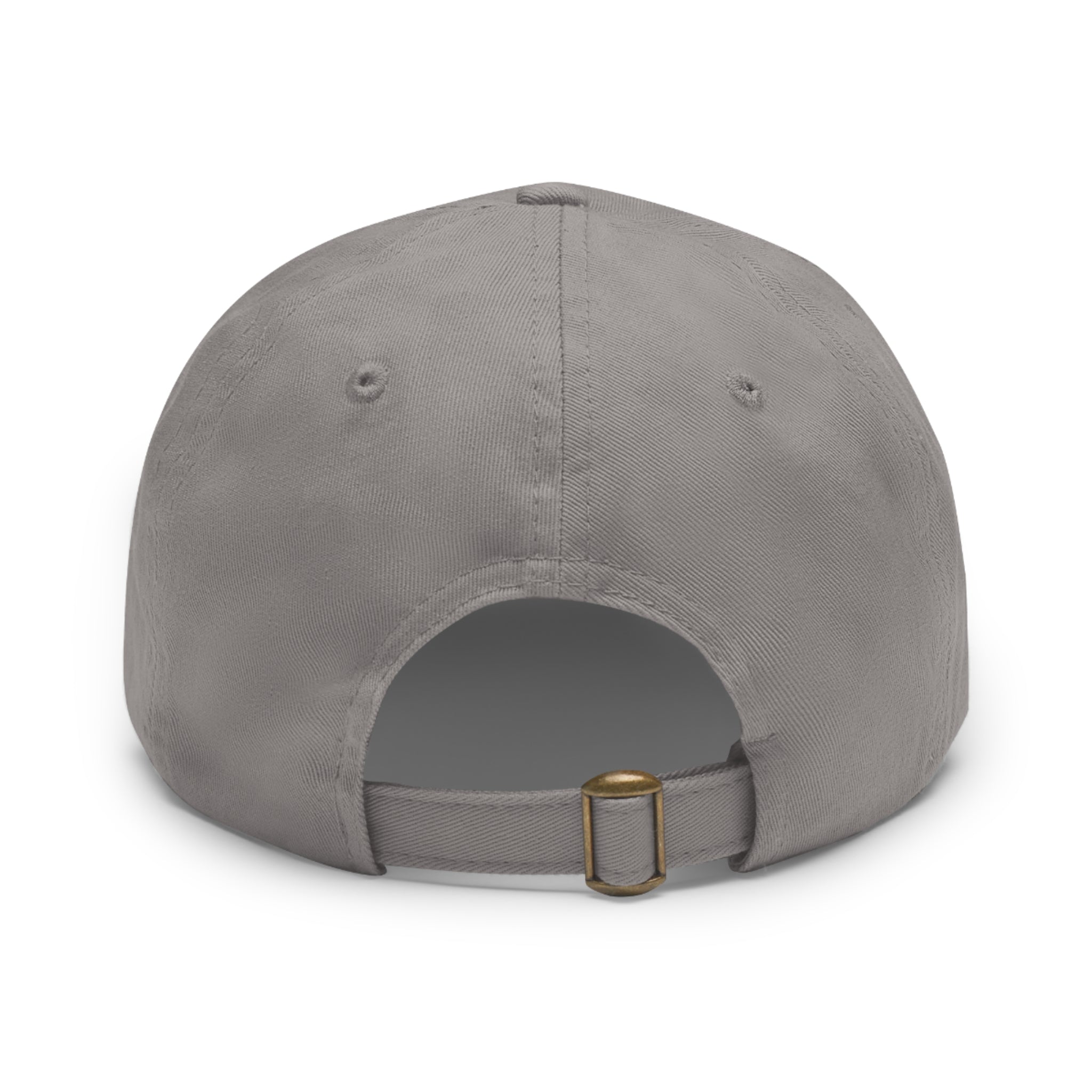 Custom Leather Patch Dad Hat, Personalized Cap, Gift for Dad, Casual Style, Outdoor Accessory, Unique Father's Day Gift