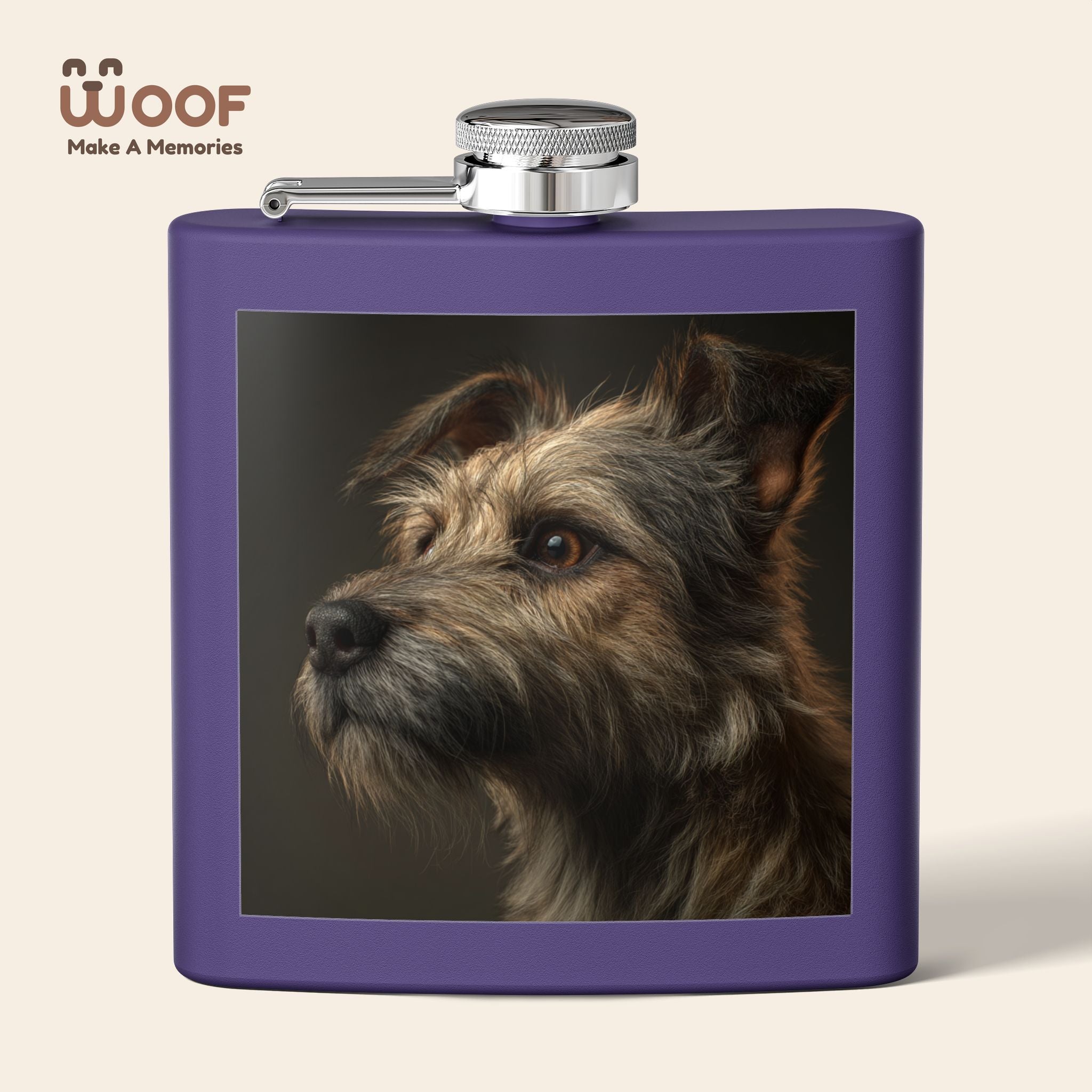 Personalized Dog Lover's Flask, Stainless Steel Flask Gift for Pet Owners, Custom Engraved Wine Flask, Dog-Themed Travel Flask, Unique [...]
