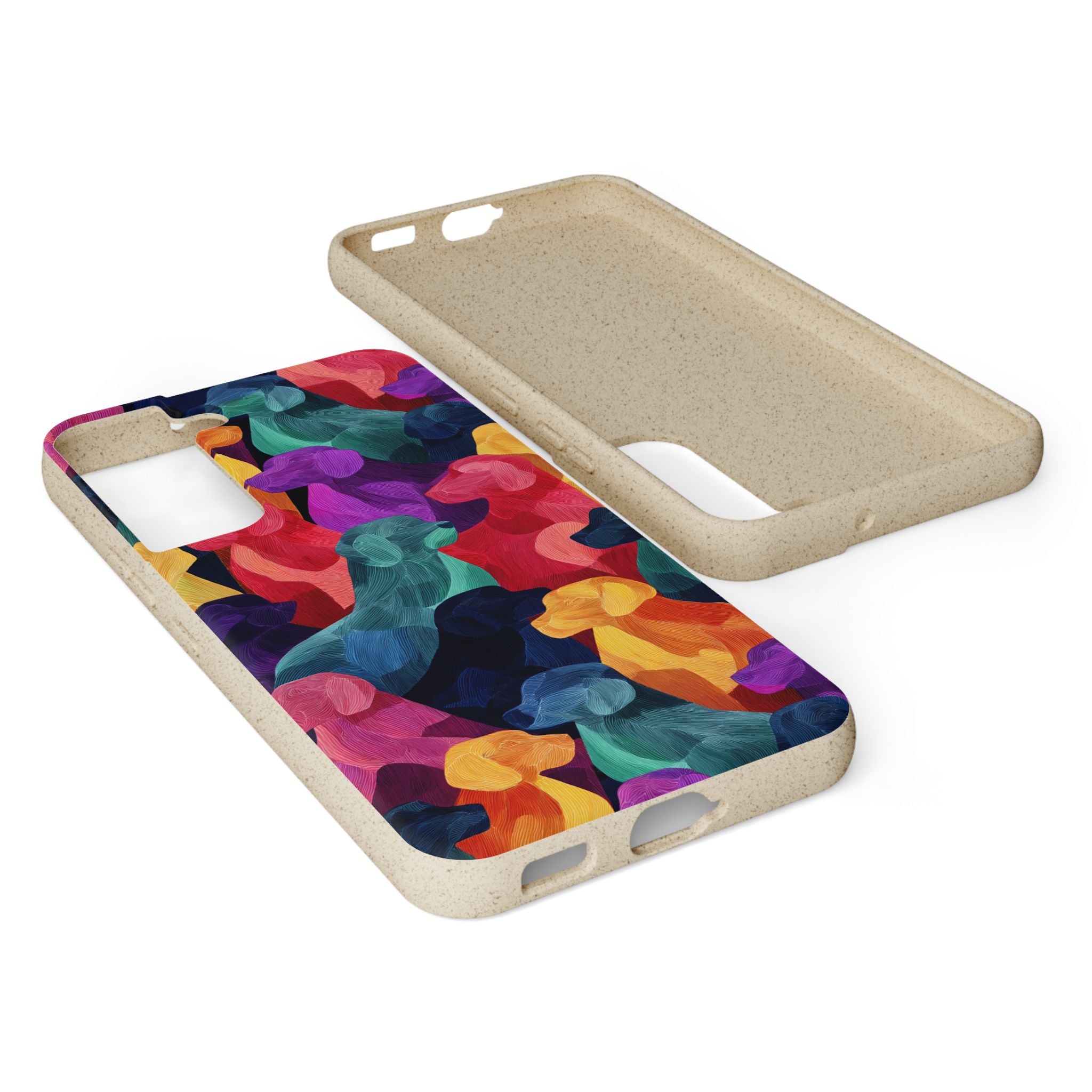 Colorful Dog-Themed Biodegradable Phone Cases, Eco-friendly Gifts for Pet Lovers, Sustainable Accessories for Everyday Use, Dog Lover [...]