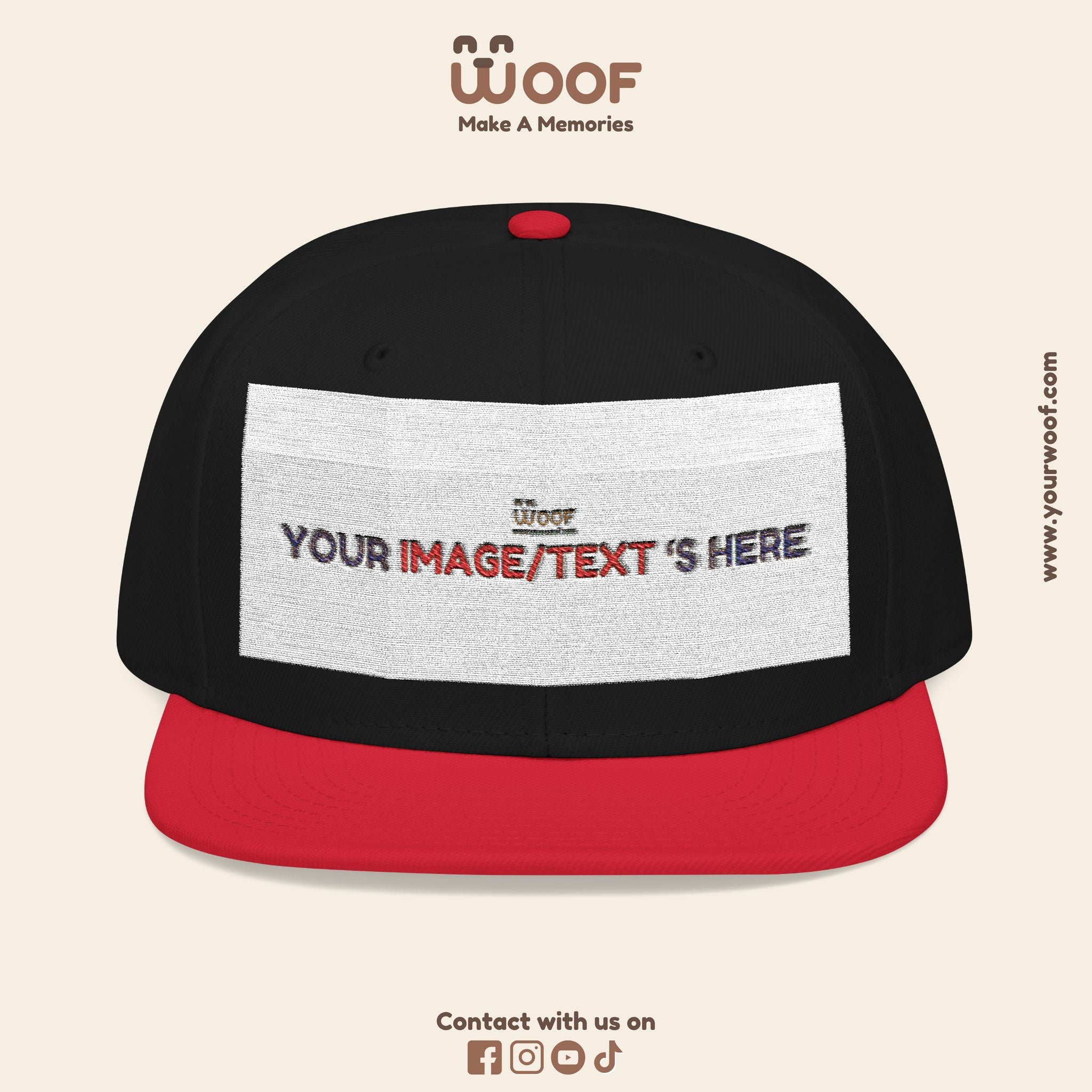 Custom Embroidered Snapback Hat, Personalized Cap, Unique Gifts, Dad Hat, Fashion Accessory, Customized Headwear