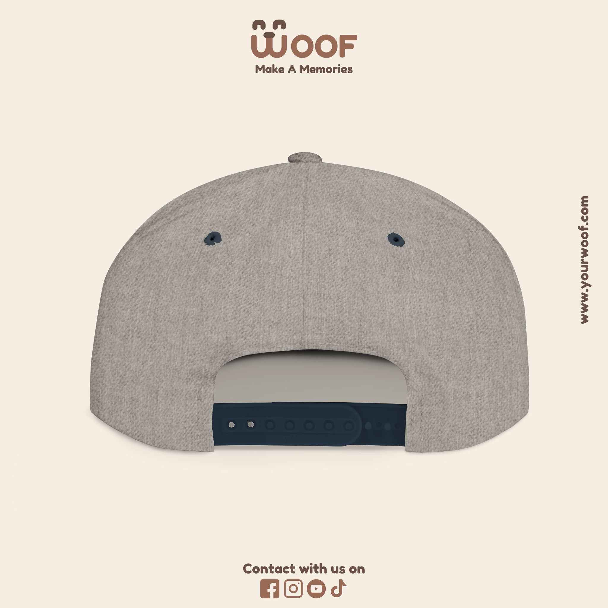 Stylish Flat Bill Snapback Hat, Custom Cap, Trendy Streetwear, Gift for Him/Her, Perfect for Events & Fashion Lovers