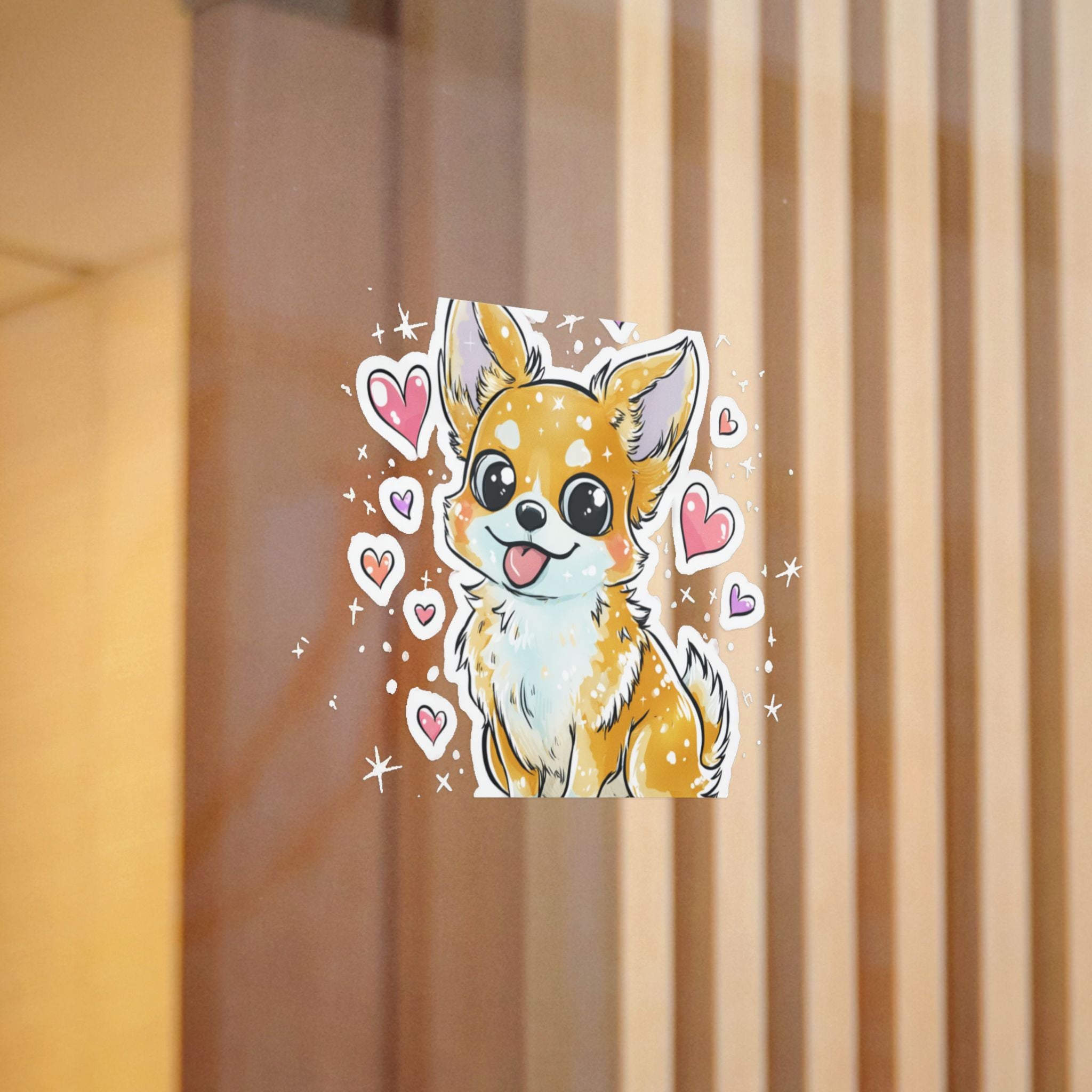 Cute Corgi Die-Cut Stickers - Loveable Dog Decor for Pet Lovers
