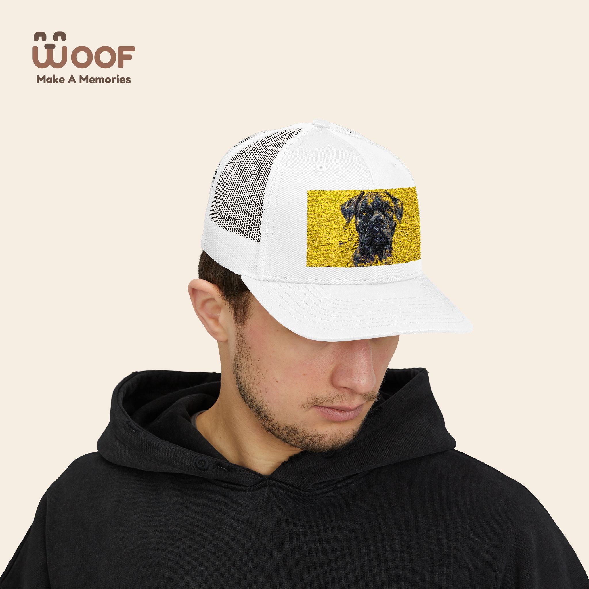 Personalized Dog Lover Snapback Cap, Adjustable Trucker Hat, Gift for Dog Owners, Pet Memory Cap, Fun Customizable Hat
