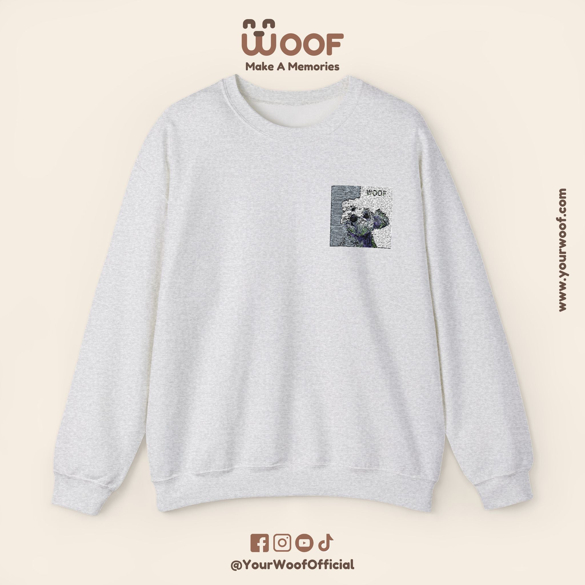 Cozy Dog Lover Crewneck Sweatshirt - Perfect Gift for Animal Lovers