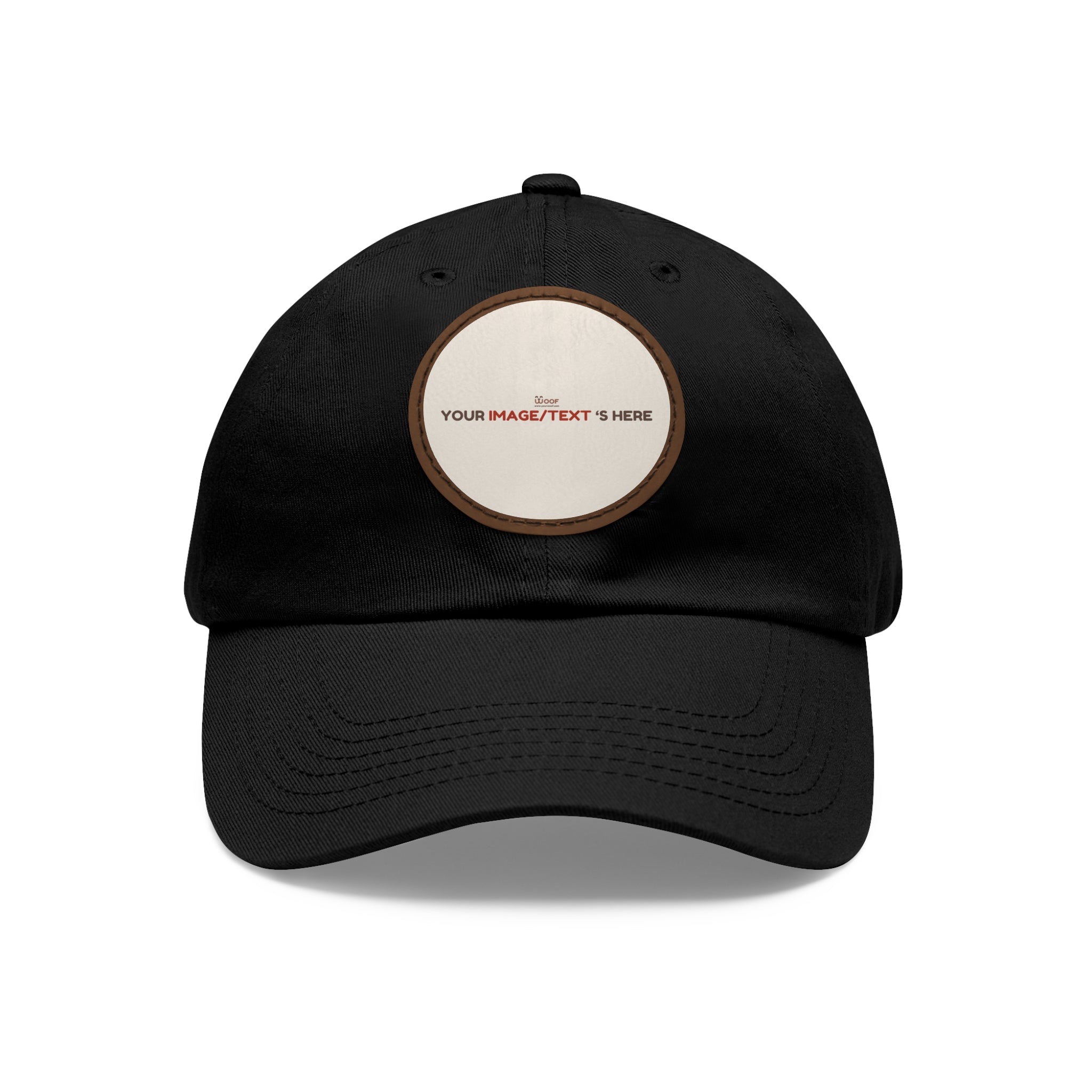 Stylish Dad Hat with Custom Leather Patch, Gifts for Dad, Casual Cap, Vintage Style Hat, Father's Day Accessories, Personalized Headwear