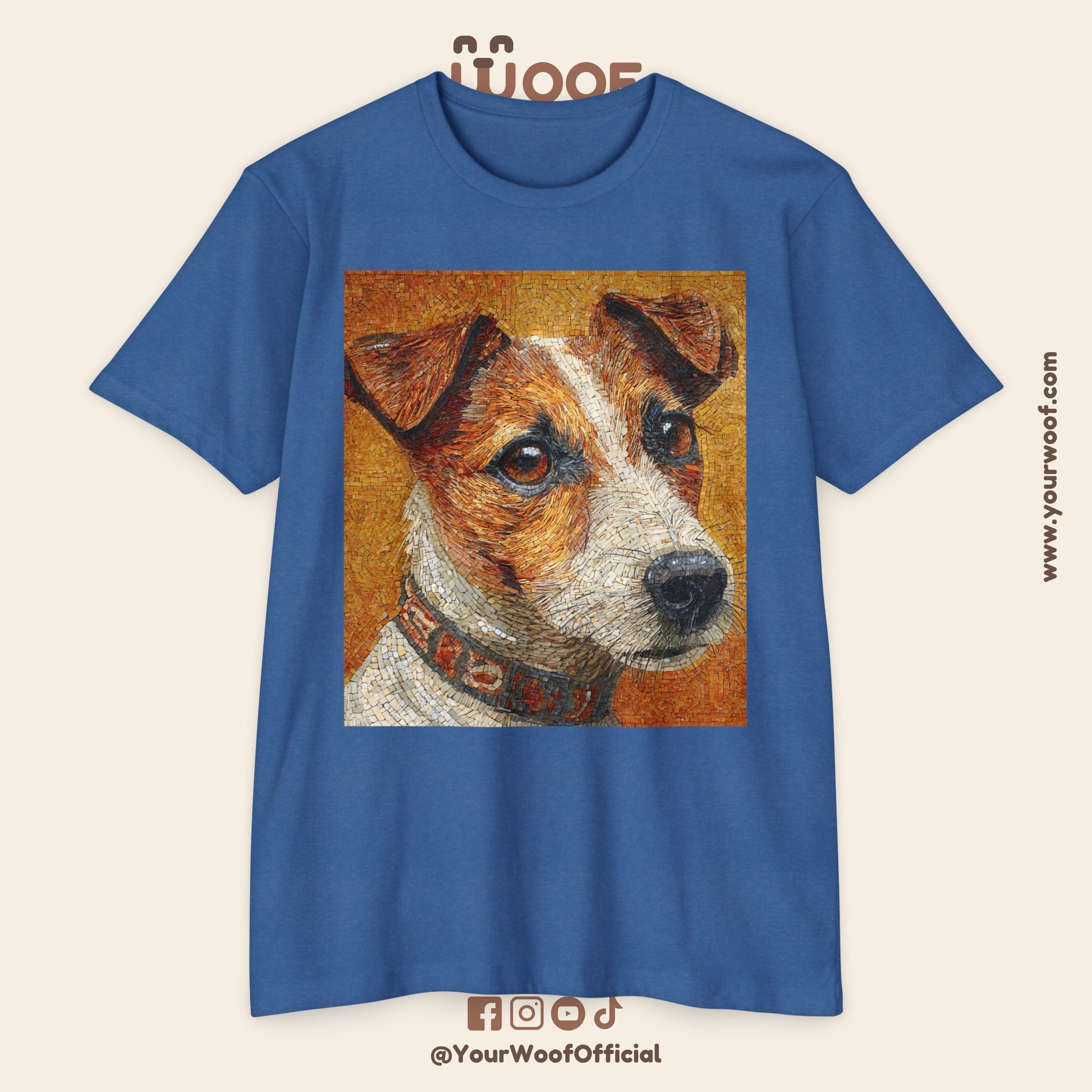 Dog Lover's Portrait T-shirt | Unisex Graphic Tee | Pet Gift | Animal Lover Apparel | Cute Dog Shirt | Animal Artwork Tee