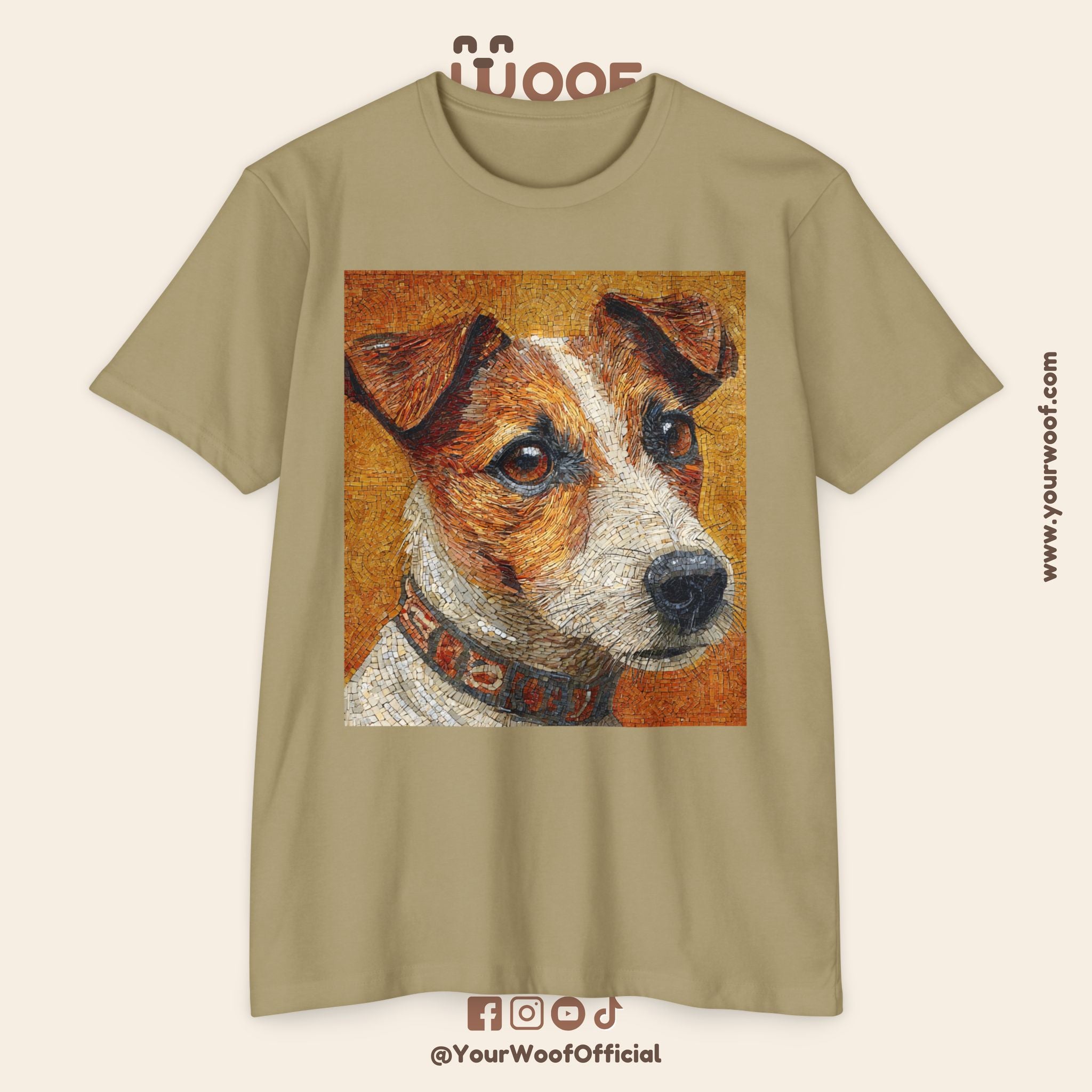 Dog Lover's Portrait T-shirt | Unisex Graphic Tee | Pet Gift | Animal Lover Apparel | Cute Dog Shirt | Animal Artwork Tee