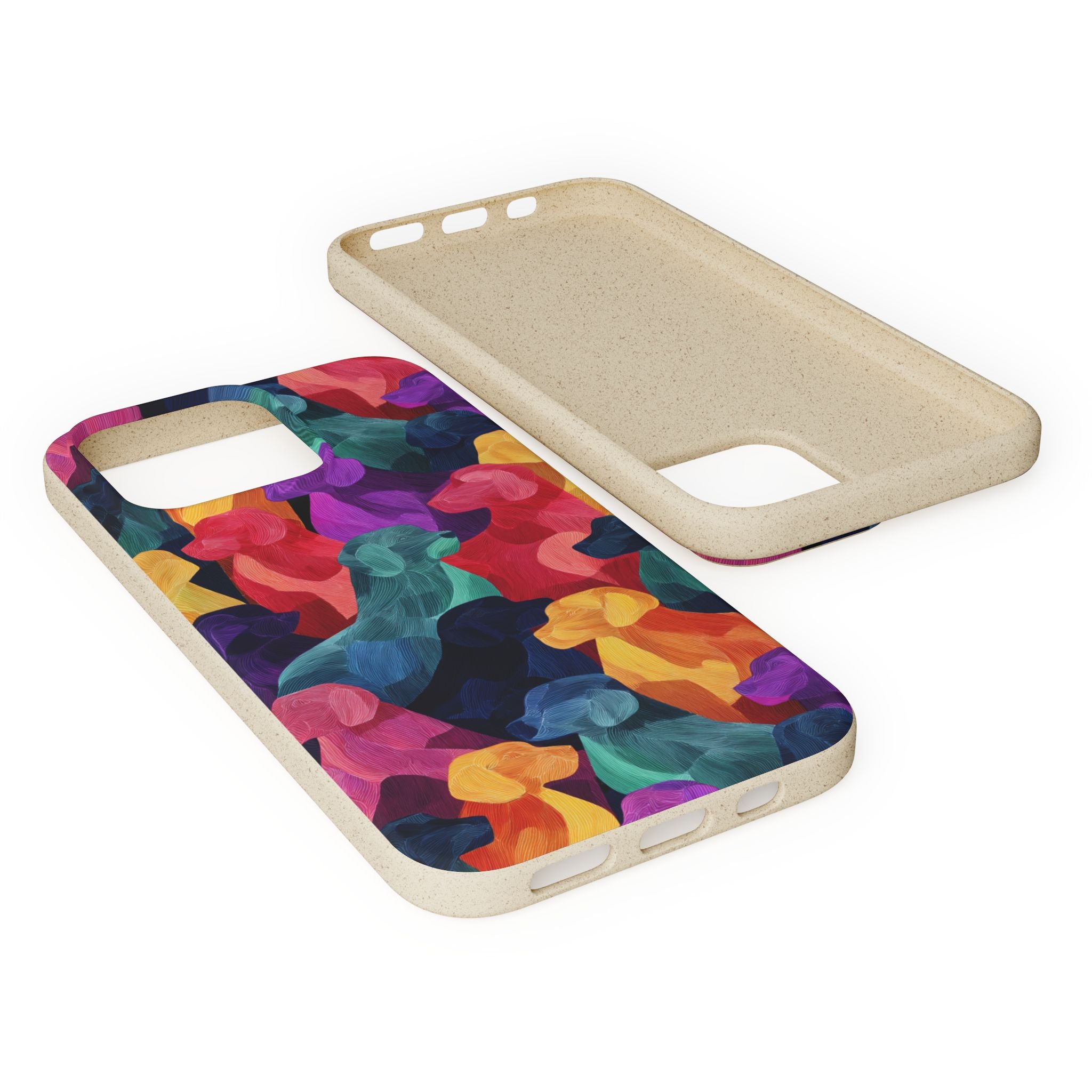 Colorful Dog-Themed Biodegradable Phone Cases, Eco-friendly Gifts for Pet Lovers, Sustainable Accessories for Everyday Use, Dog Lover [...]
