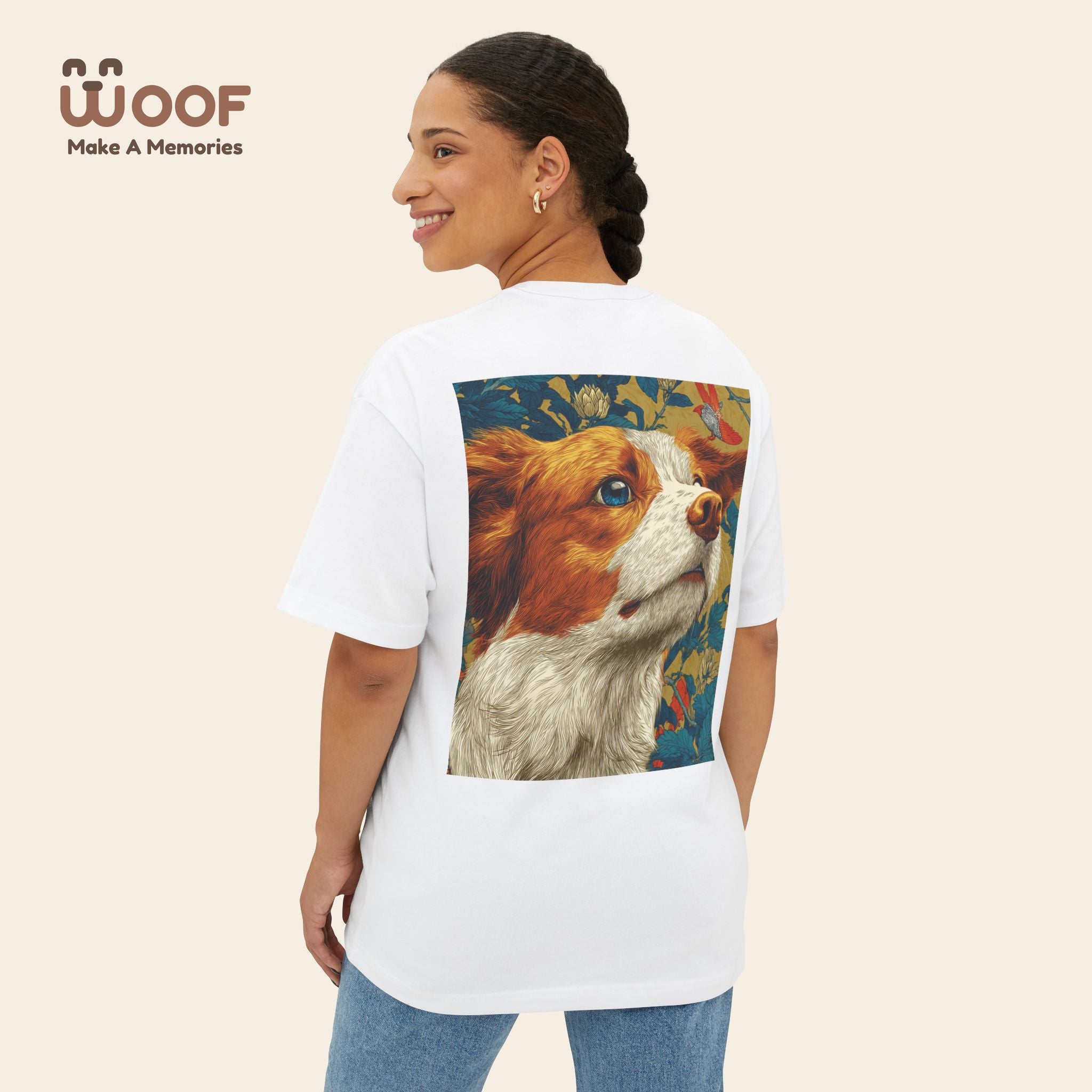 Unisex Dog Lover Tee, Boxy Pet Shirt, Oversized Animal Graphic Tee, Gift for Dog Owners, Casual Pet Apparel