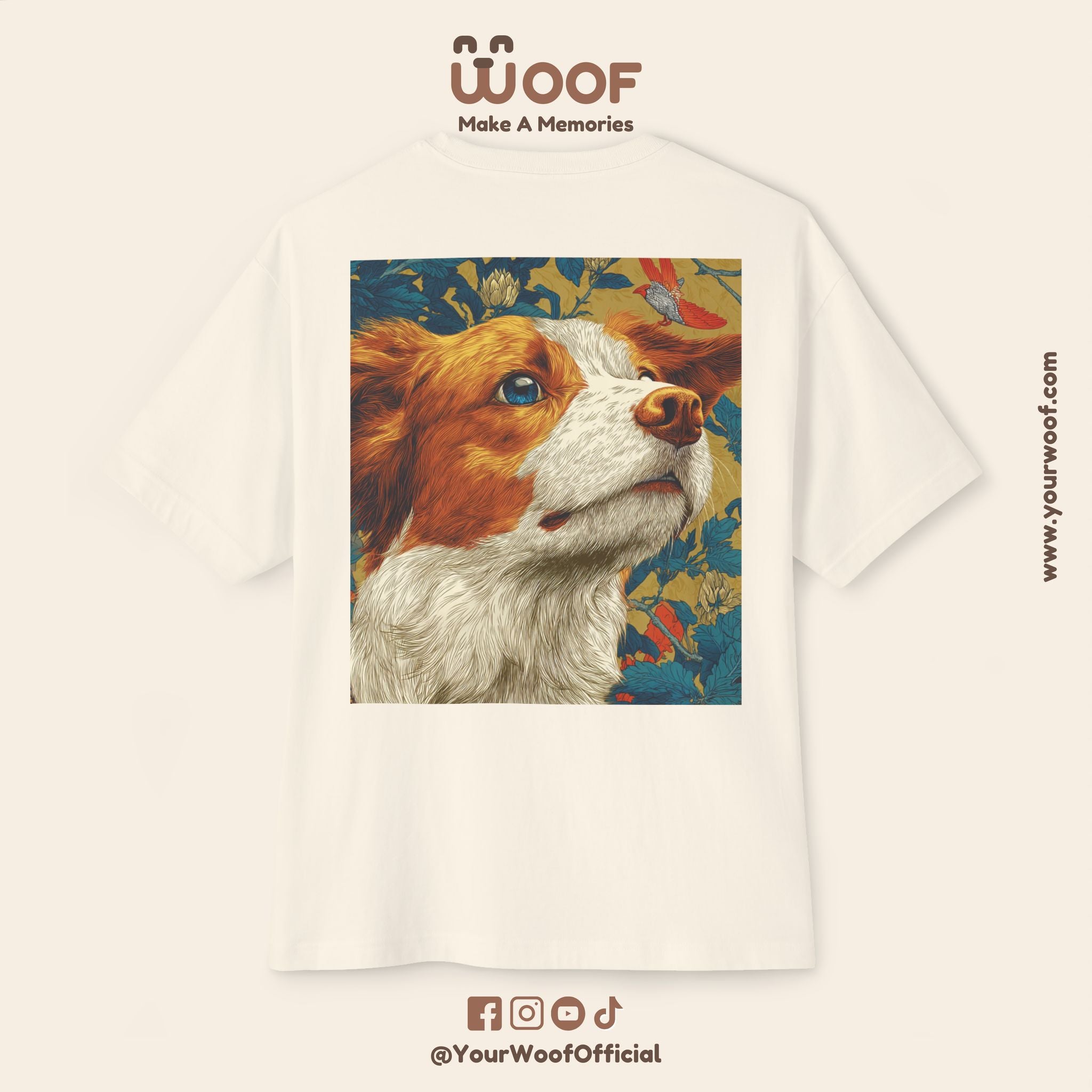 Unisex Dog Lover Tee, Boxy Pet Shirt, Oversized Animal Graphic Tee, Gift for Dog Owners, Casual Pet Apparel