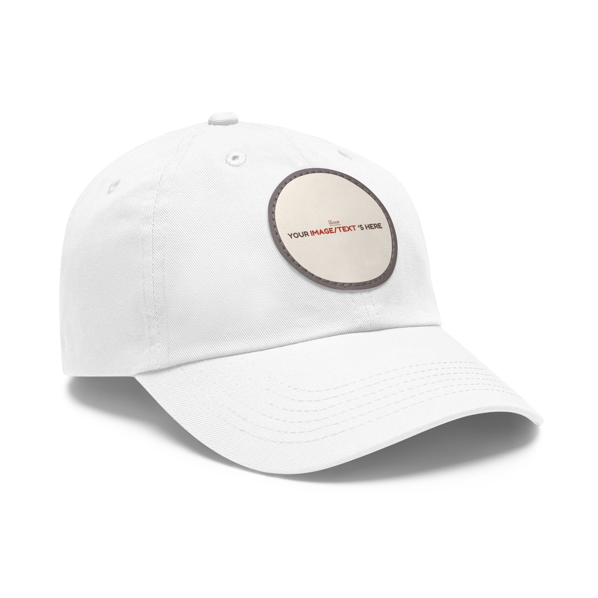 Stylish Dad Hat with Custom Leather Patch, Gifts for Dad, Casual Cap, Vintage Style Hat, Father's Day Accessories, Personalized Headwear