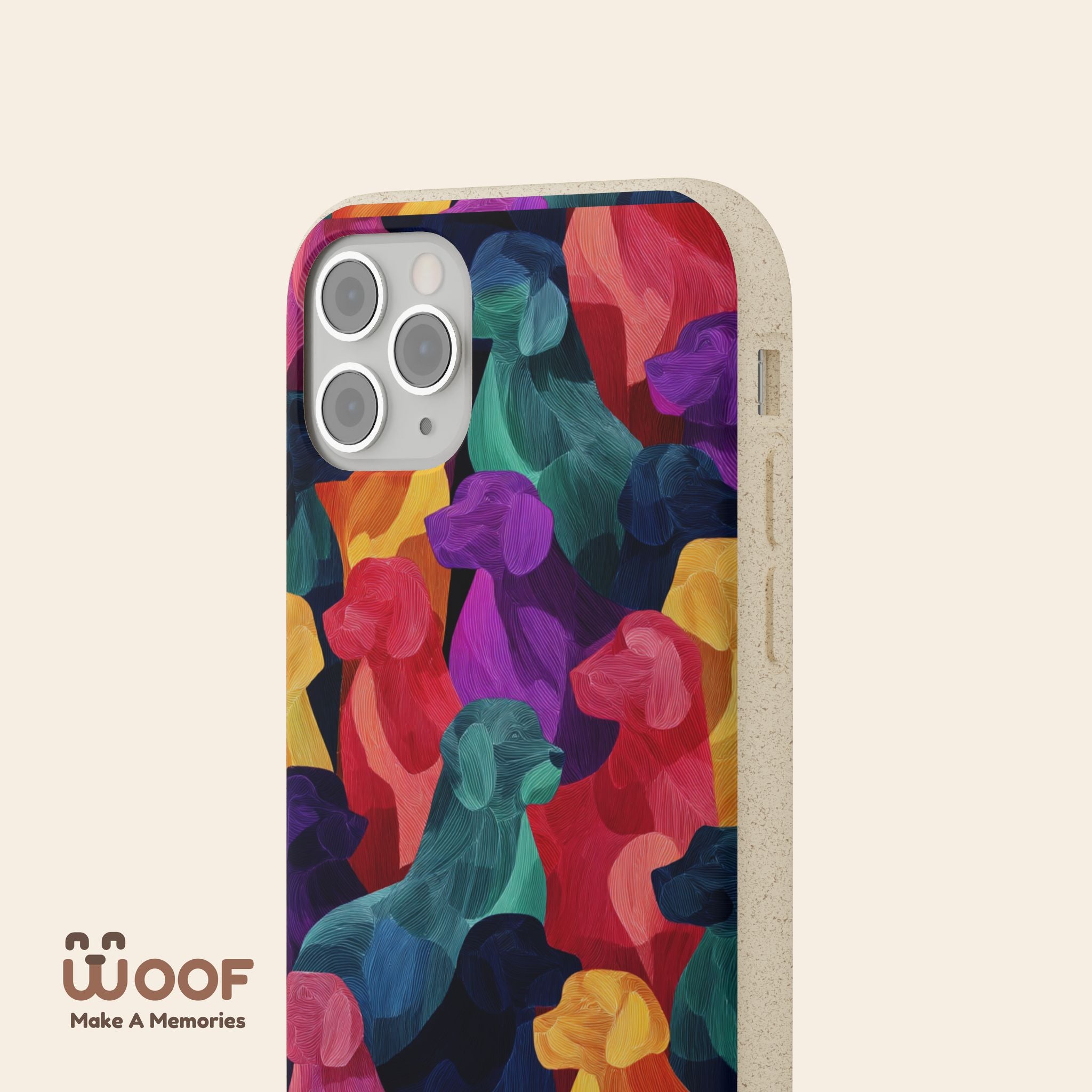 Colorful Dog-Themed Biodegradable Phone Cases, Eco-friendly Gifts for Pet Lovers, Sustainable Accessories for Everyday Use, Dog Lover [...]