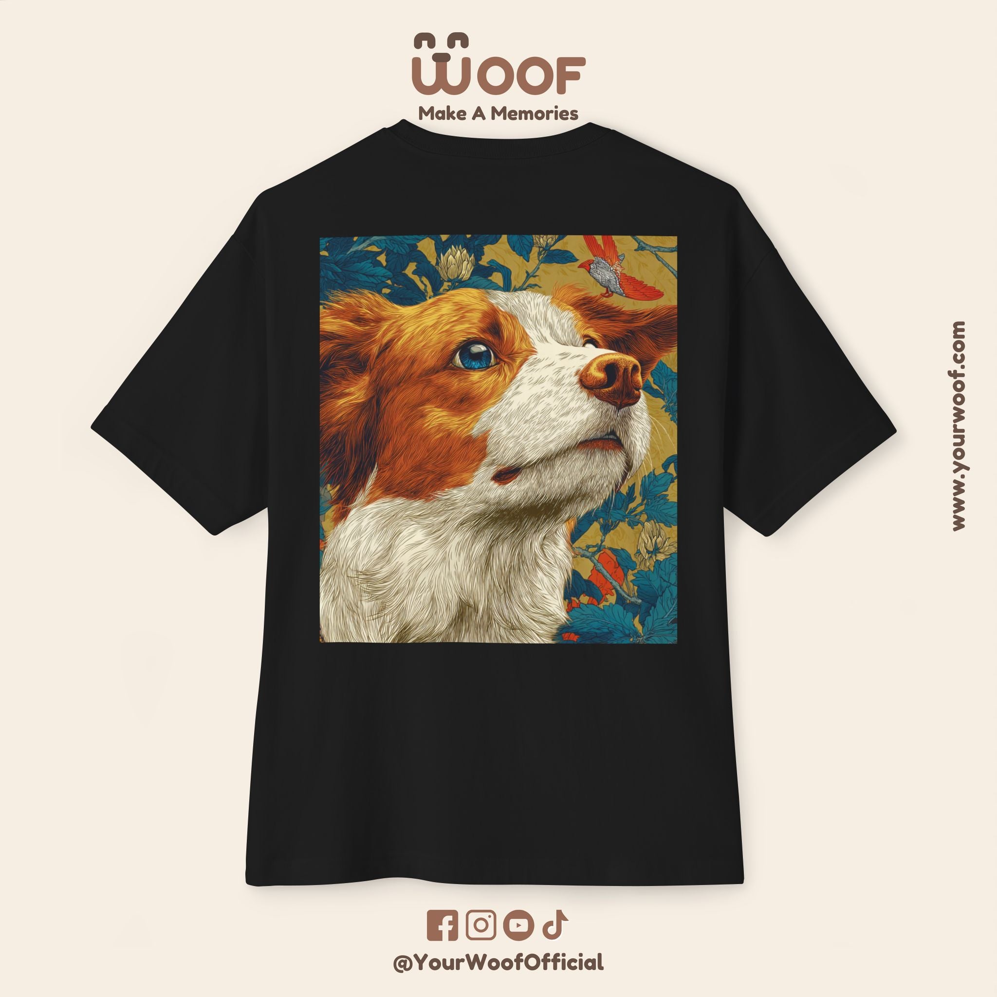 Unisex Dog Lover Tee, Boxy Pet Shirt, Oversized Animal Graphic Tee, Gift for Dog Owners, Casual Pet Apparel