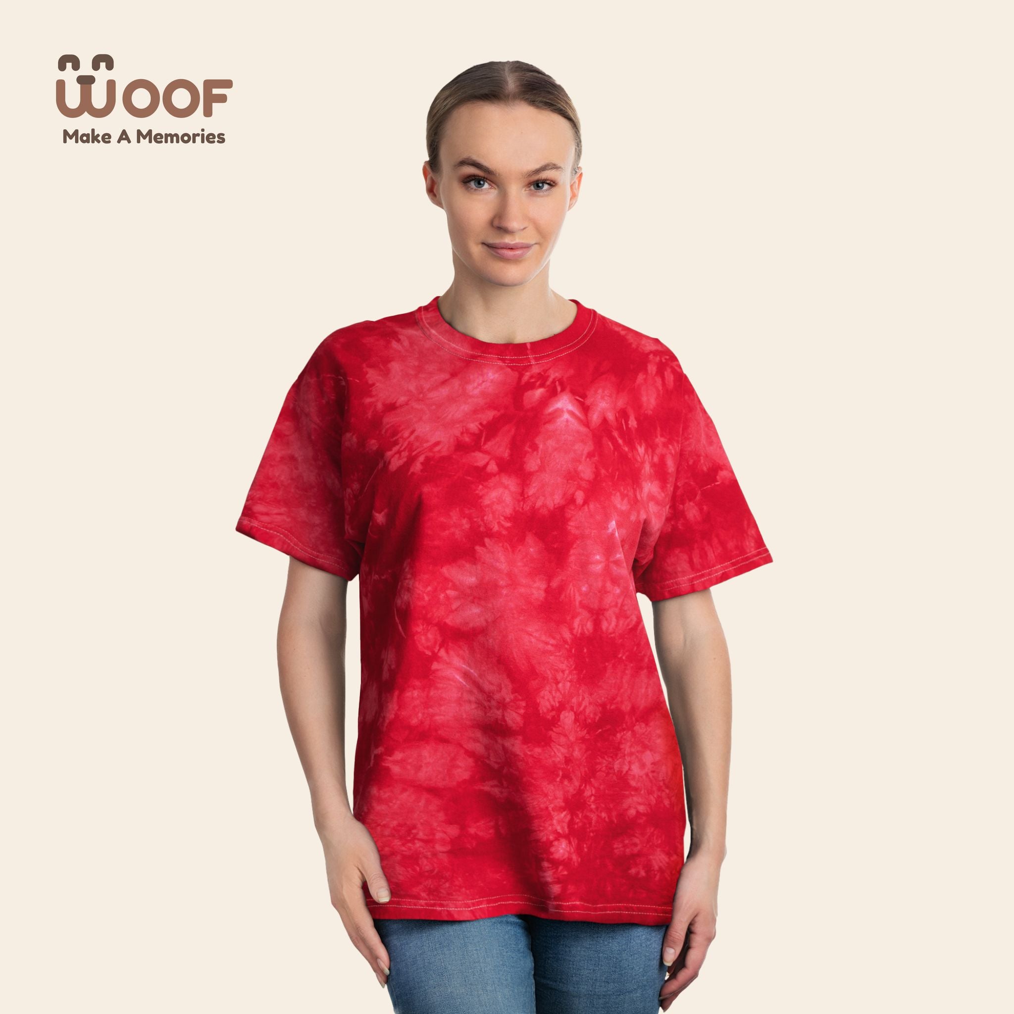 Cool Tie-Dye Tee with Doge Boss Design, Perfect Gift for Dog Lovers, Trendy T-Shirt, Unique Style for Casual Outings, Fun Pet-Themed Apparel
