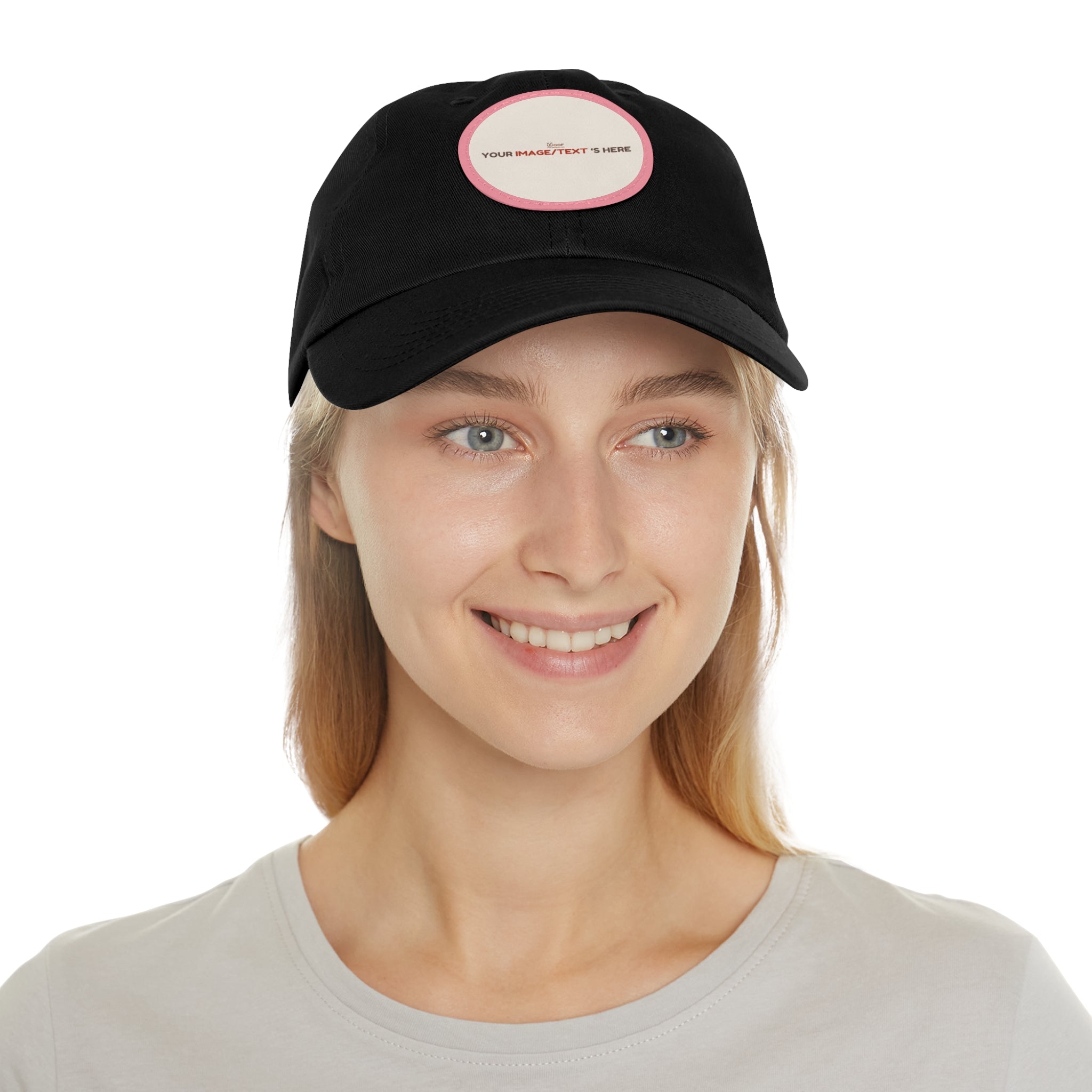 Stylish Dad Hat with Custom Leather Patch, Gifts for Dad, Casual Cap, Vintage Style Hat, Father's Day Accessories, Personalized Headwear