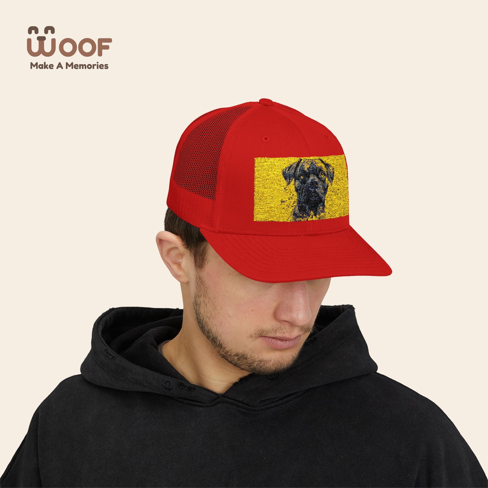 Personalized Dog Lover Snapback Cap, Adjustable Trucker Hat, Gift for Dog Owners, Pet Memory Cap, Fun Customizable Hat