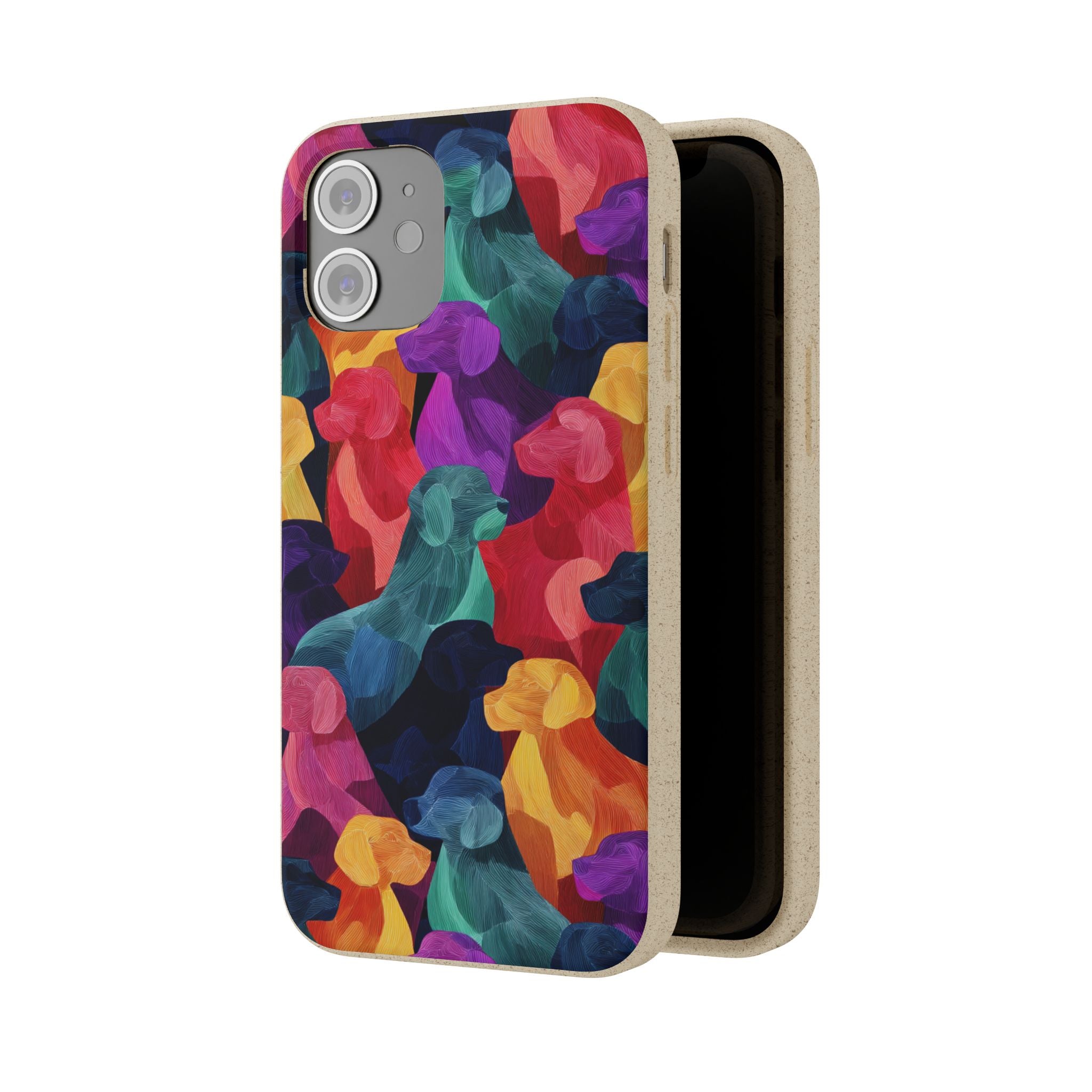 Colorful Dog-Themed Biodegradable Phone Cases, Eco-friendly Gifts for Pet Lovers, Sustainable Accessories for Everyday Use, Dog Lover [...]