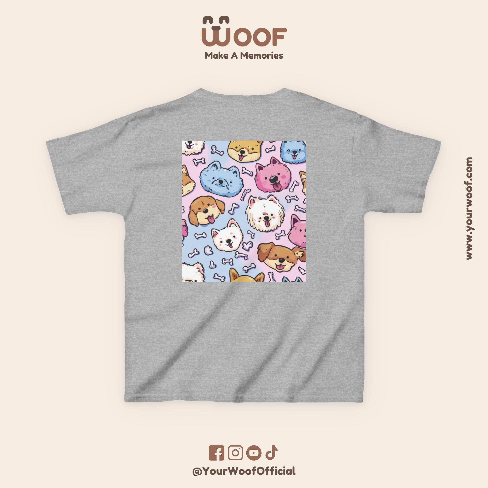 Cute Animal Illustration Kids Tee, Perfect for Birthday Gifts, Animal Lovers, Playdates, Summer Outings, Casual Wear