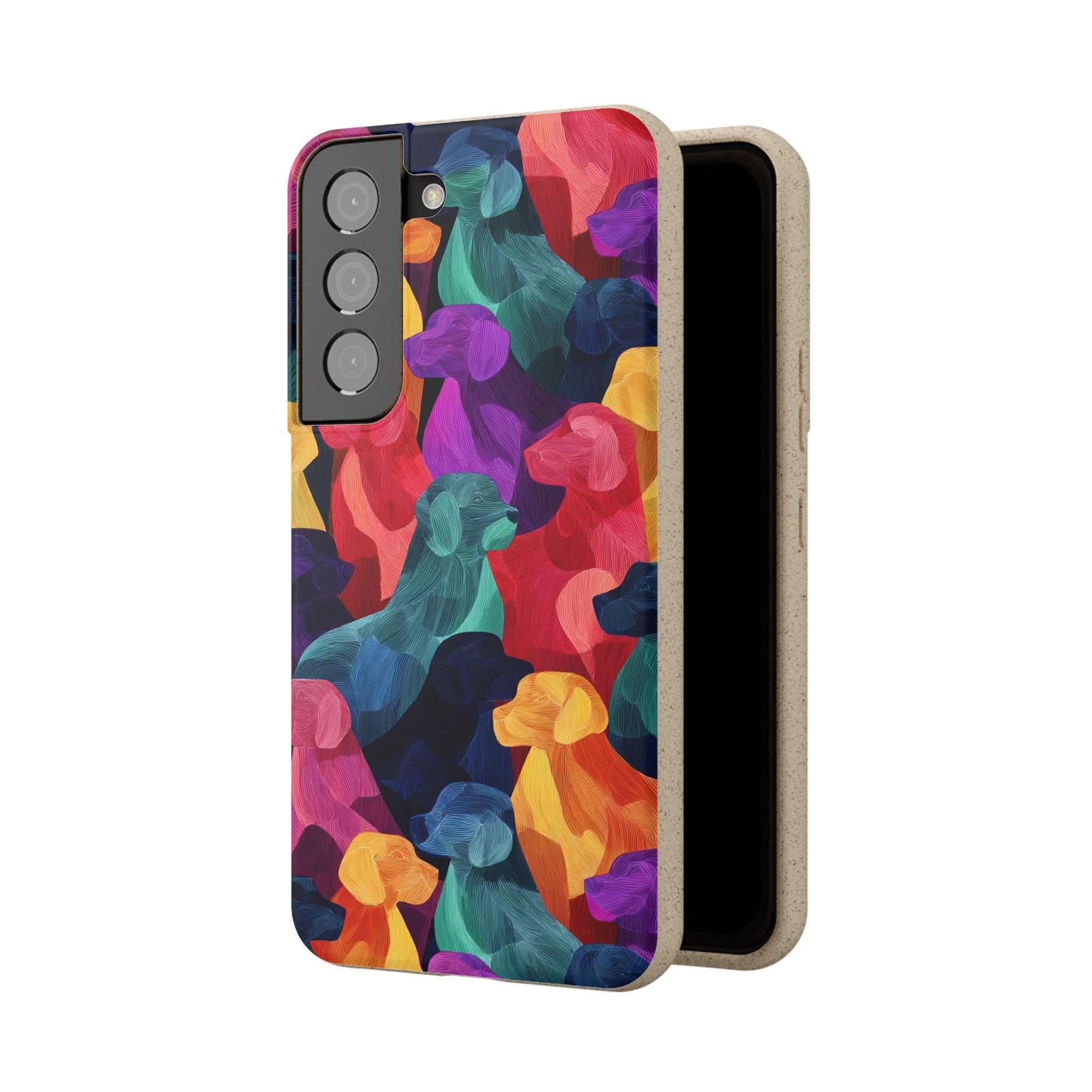 Colorful Dog-Themed Biodegradable Phone Cases, Eco-friendly Gifts for Pet Lovers, Sustainable Accessories for Everyday Use, Dog Lover [...]