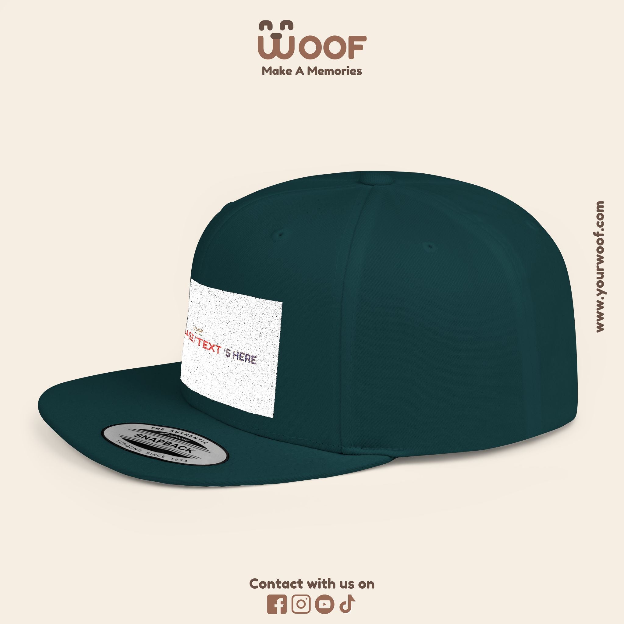 Stylish Flat Bill Snapback Hat, Custom Cap, Trendy Streetwear, Gift for Him/Her, Perfect for Events & Fashion Lovers